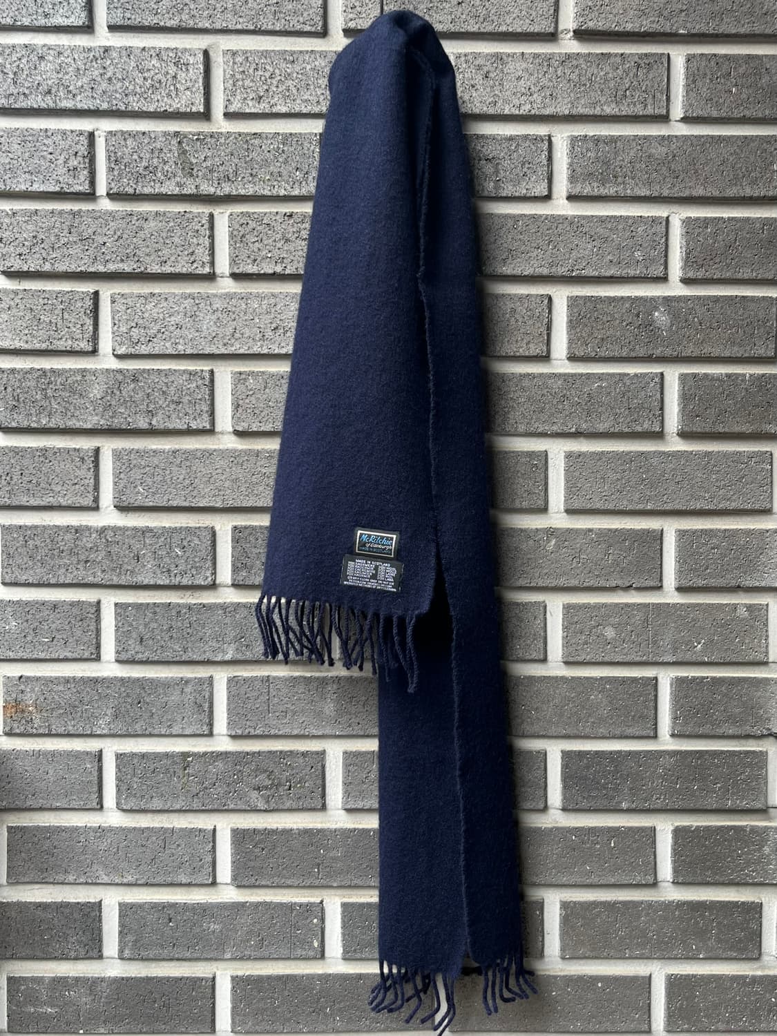 MCRITCHIE 캐시미어 머플러 made in SCOTLAND 상품이미지10