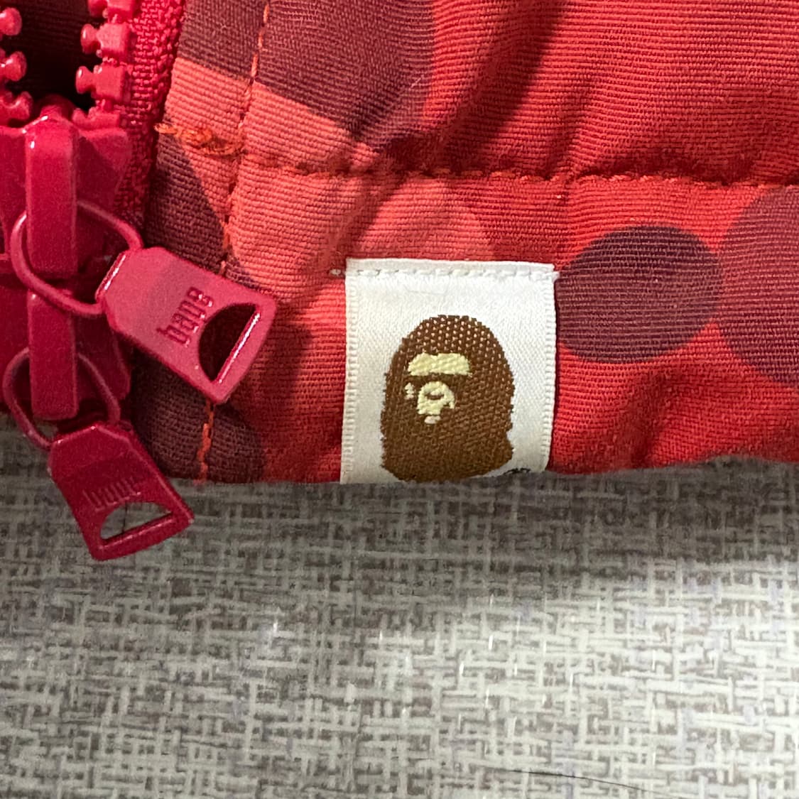 Bape 베이프 레드카모 패딩 자켓 상품이미지6