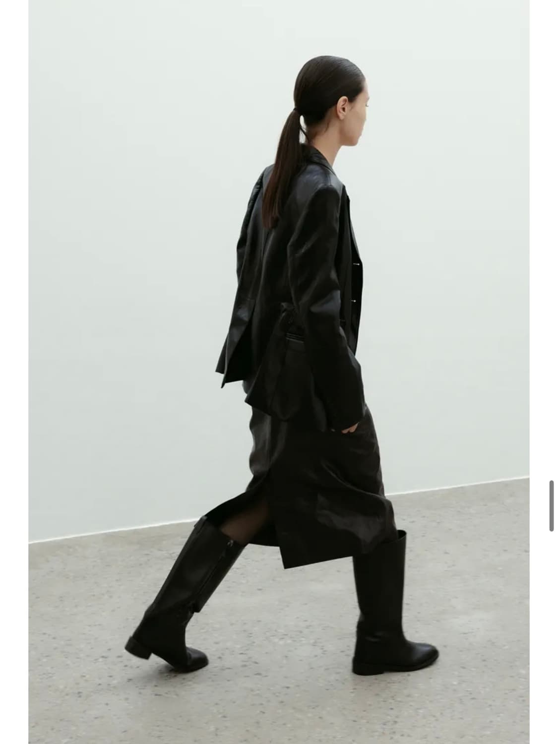 [실착1회] 아카이브앱크 에센셜 롱부츠 37 상품이미지2