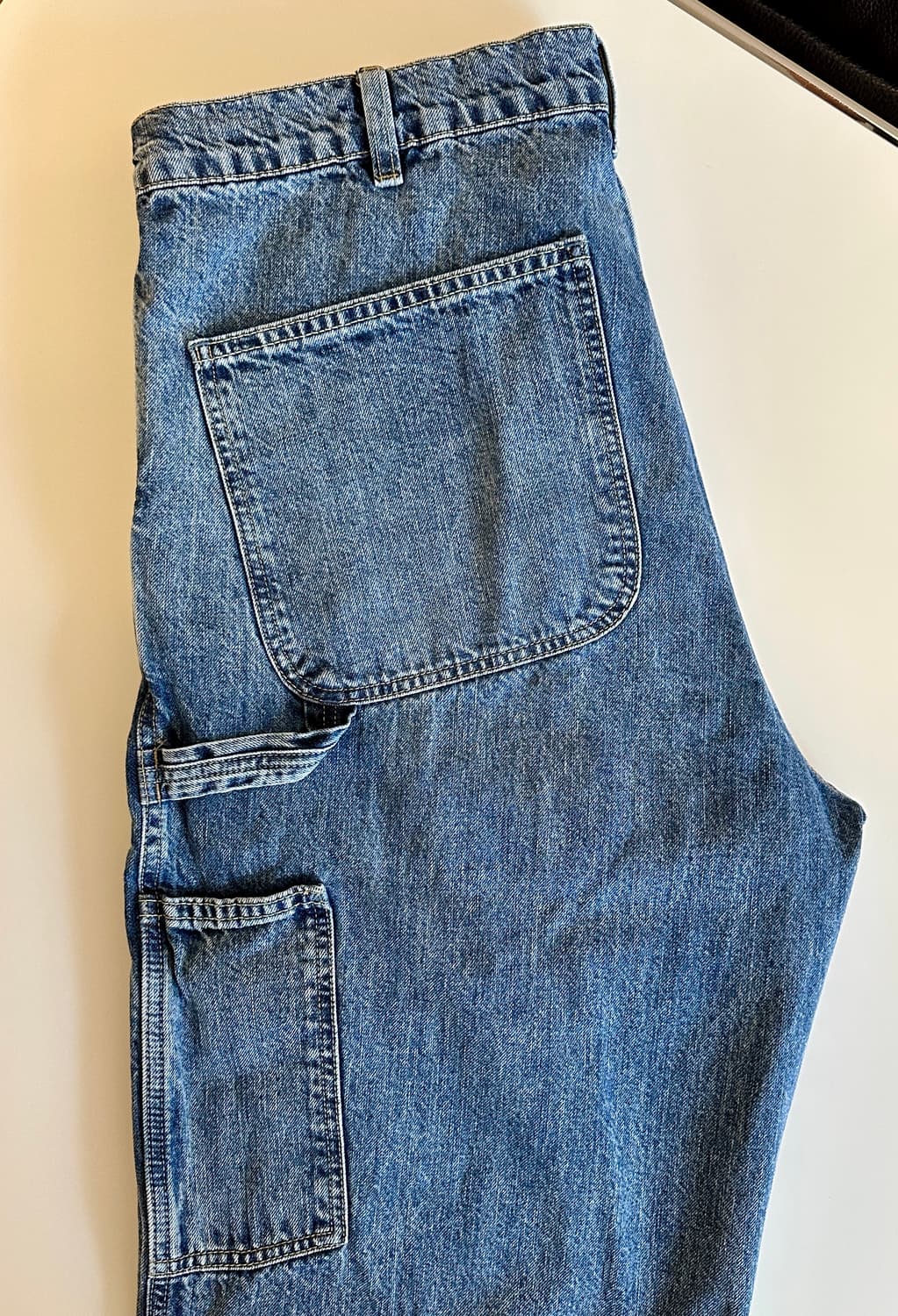 아워레가시 조이너 트라우저 쉐도우 워시 데님 50사이즈 신품급 카펜터 상품이미지7