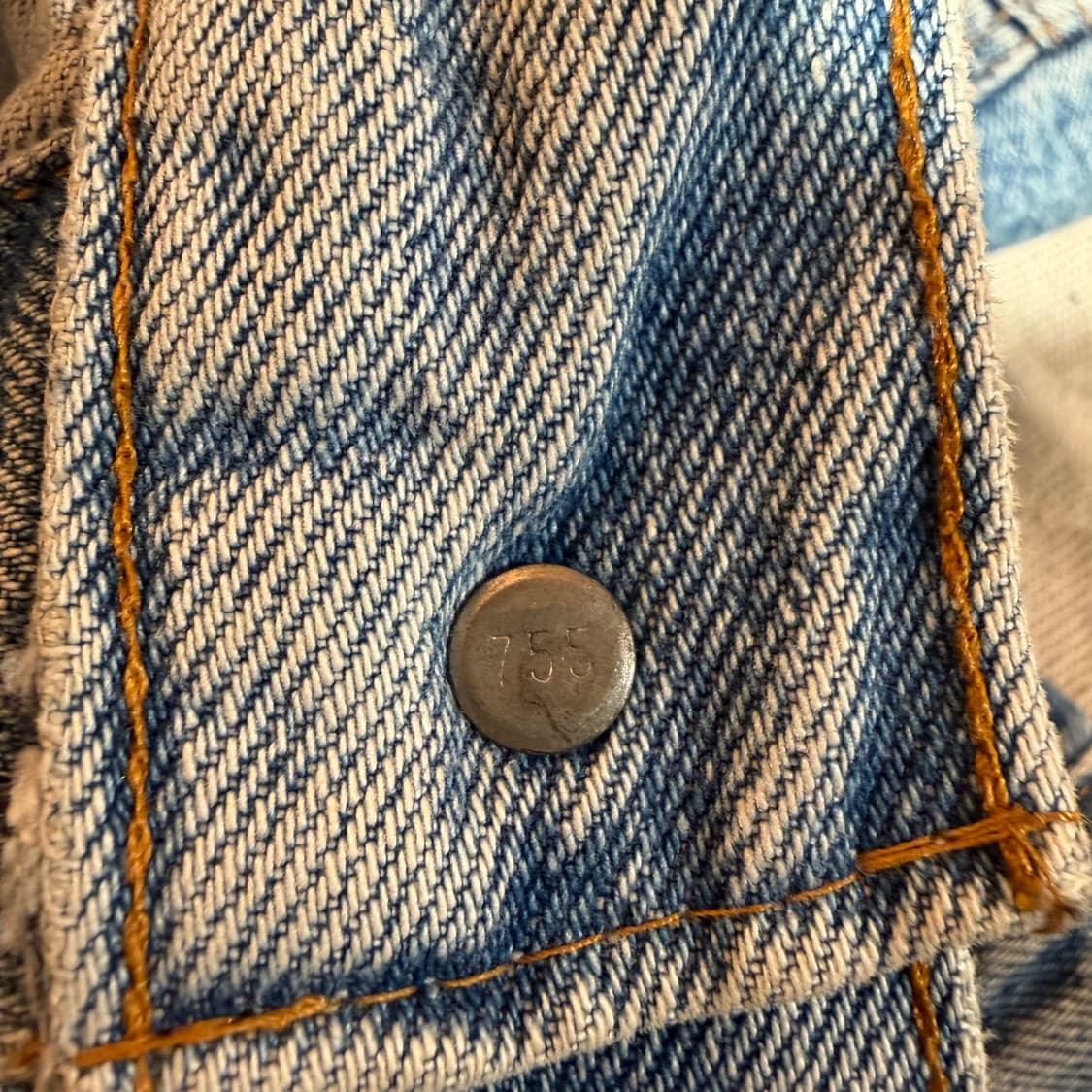 리바이스 USA 80s 데님 트러커 자켓 XL 상품이미지6
