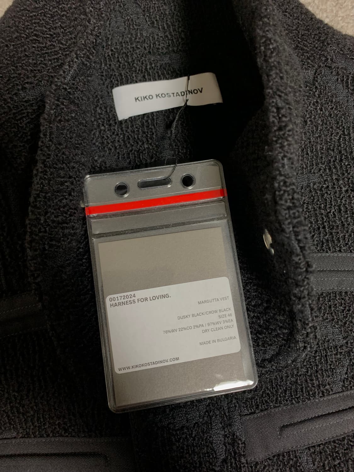 Kiko Kostdinov Margutta Vest 상품이미지2