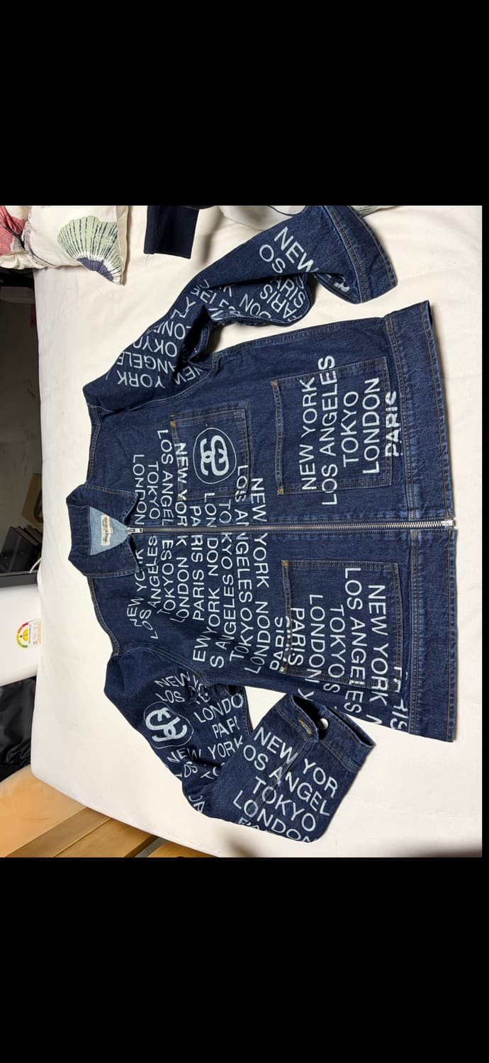 스투시 시티링크 청자켓 xl 상품이미지1