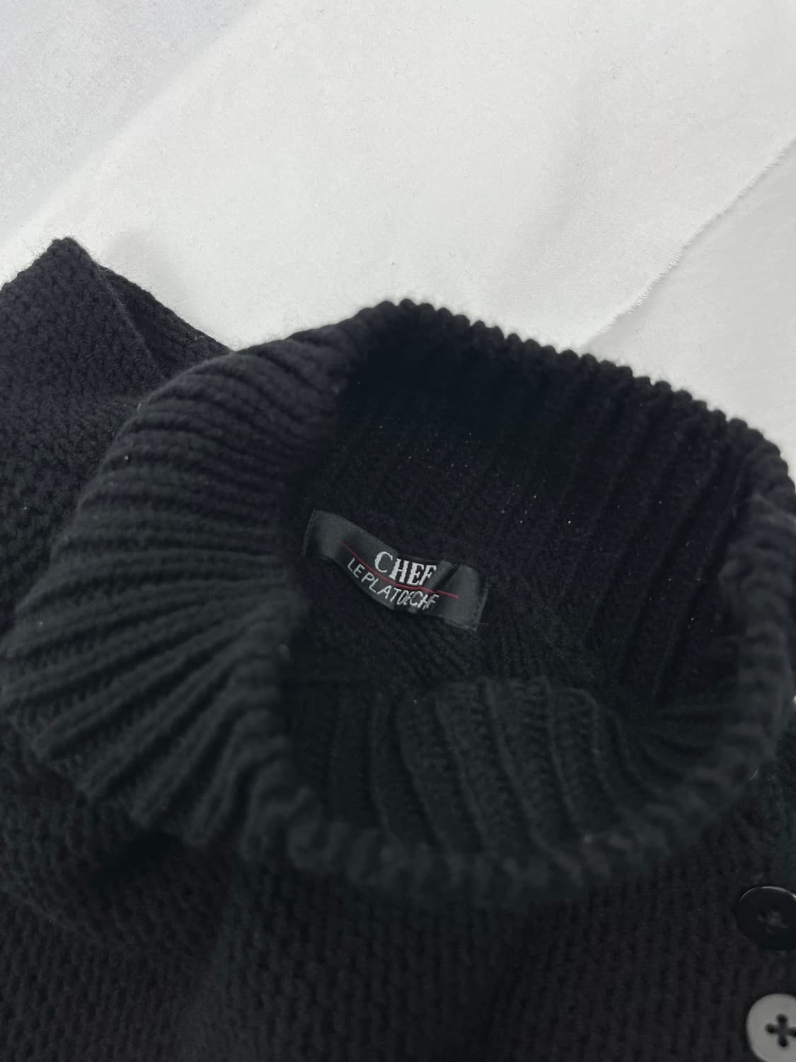 Vintage 단추 포인트 모크넥 니트  상품이미지7