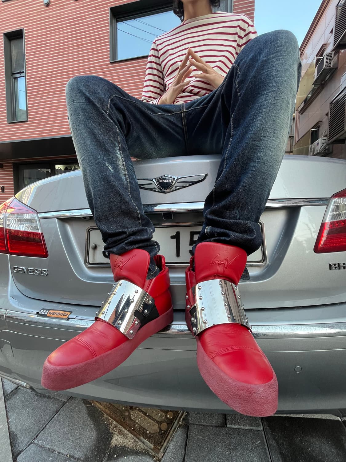 Giuseppe Zanotti Leather High Top Shoes 상품이미지1