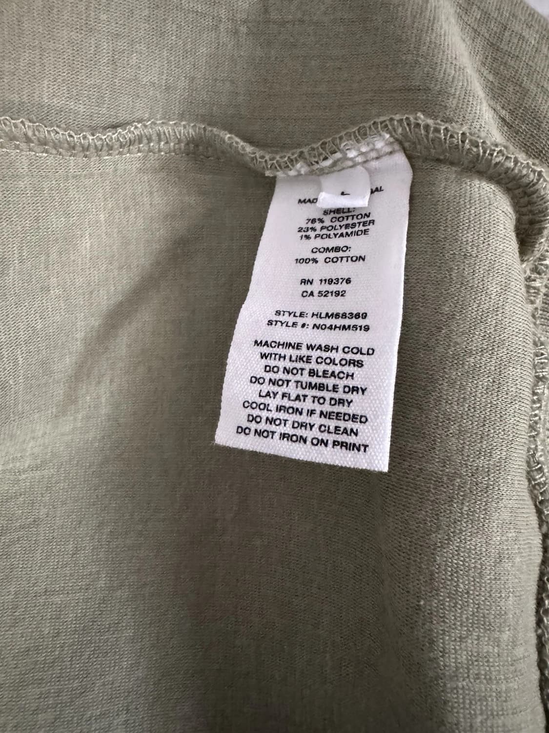 헬무트랭 플리스 후디 스웨터 그린 상품이미지7