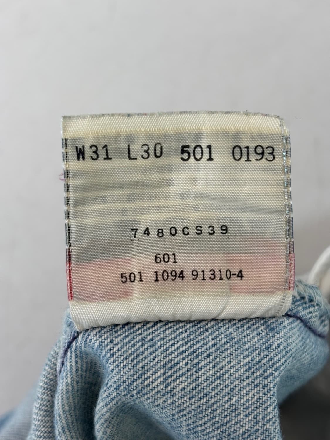 90s Levis 501 Jeans 상품이미지9