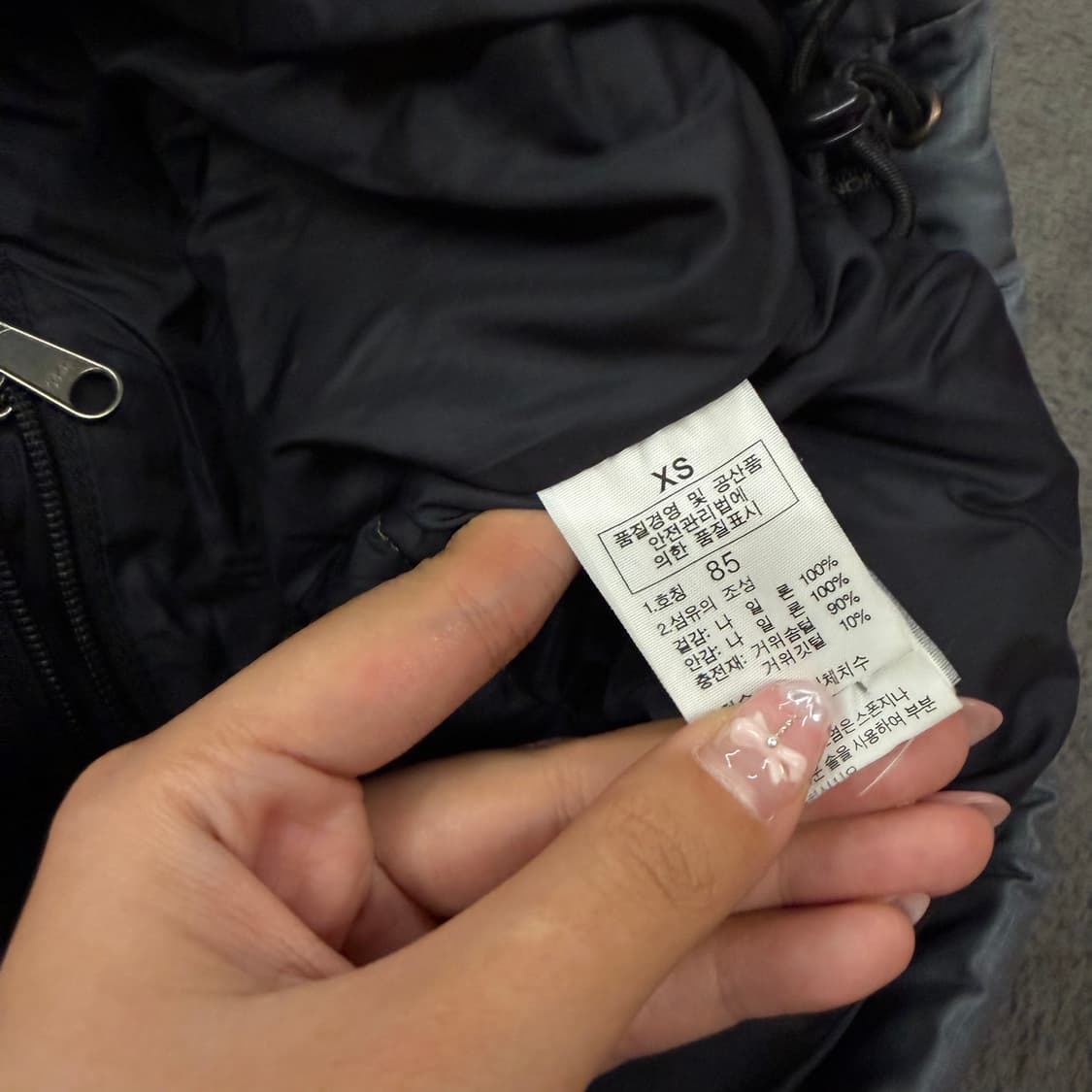 [정품/XS] 노스페이스 700 눕시 구스다운 조끼 패딩 상품이미지5