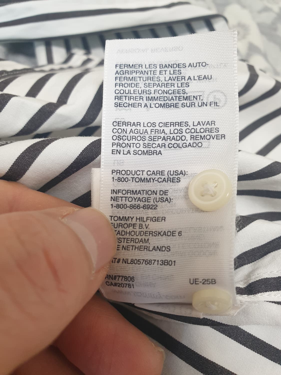 [여성] 타미힐피거 정품 스트라이프 셔츠 사이즈 2 상품이미지4
