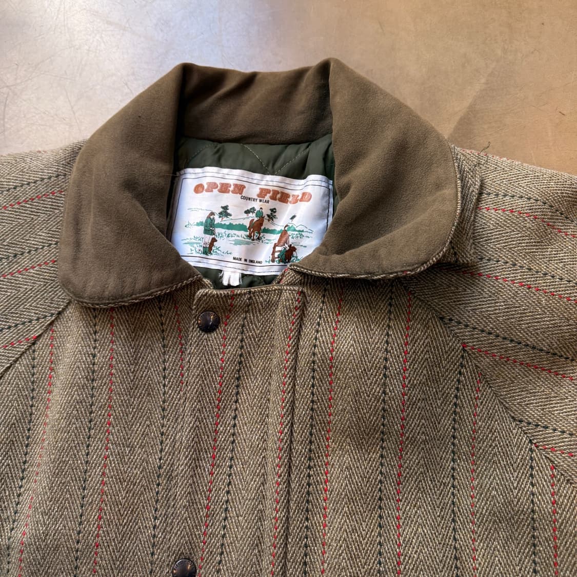 90S 오픈 필드 영국생산 발마칸 코트 상품이미지5