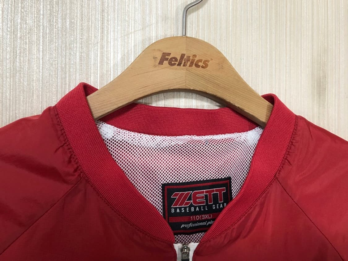 제트(ZETT)베이스볼 반집업 반팔바람막이 3XL(110) 상품이미지4