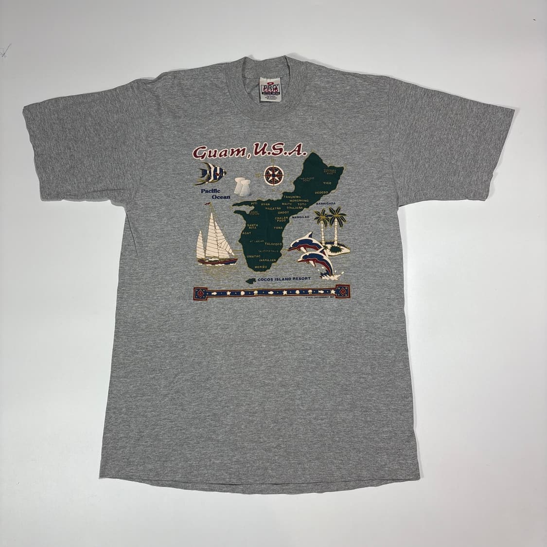 프로클럽 빈티지 그레이 반팔 티셔츠 상품이미지1