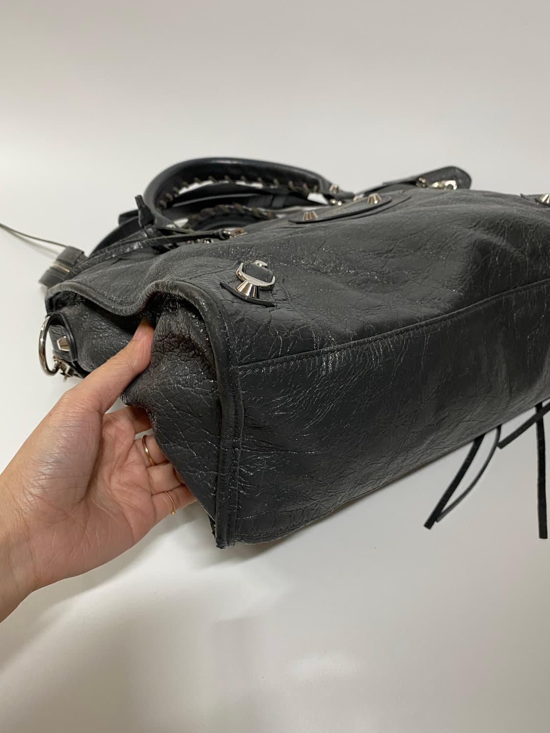 발렌시아가 토트백 그레이 상품이미지7