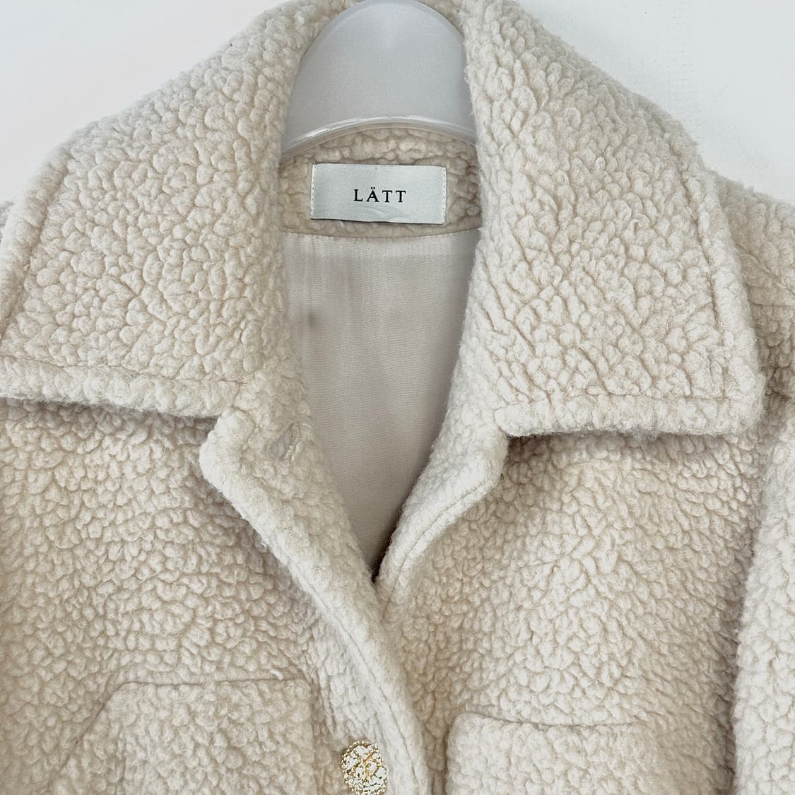 래트바이티 울 캐시미어 시어링 자켓 상품이미지2