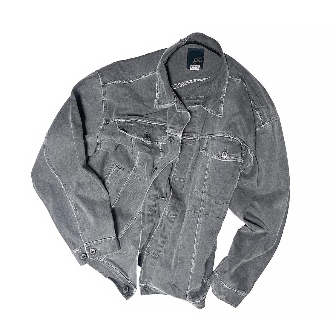 빈티지 자수 데님트러커자켓 상품이미지5