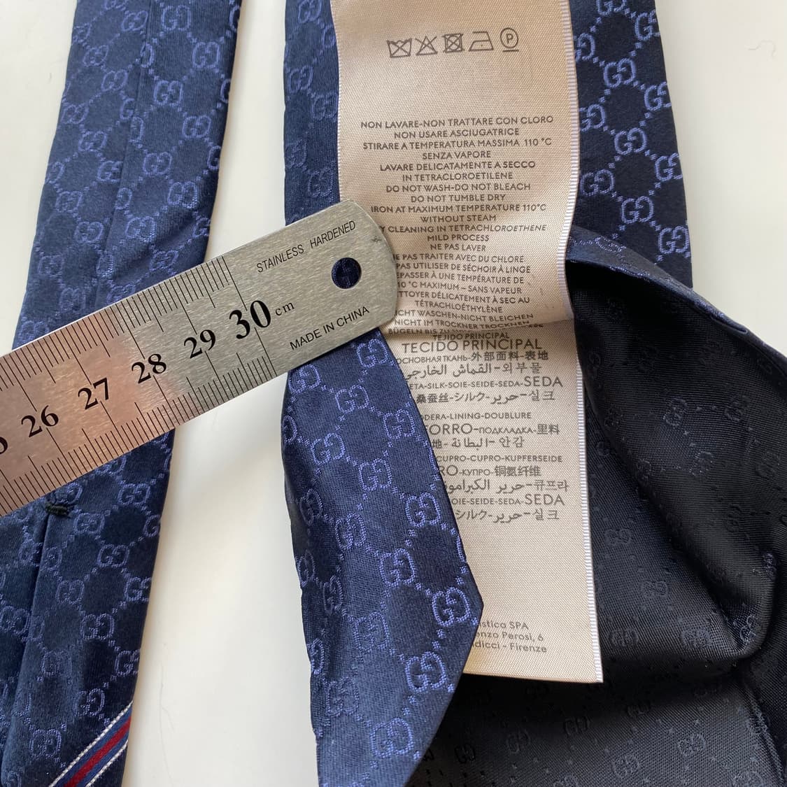 신형 구찌(GUCCI) 명품 정품 모노그램 넥타이 상품이미지6