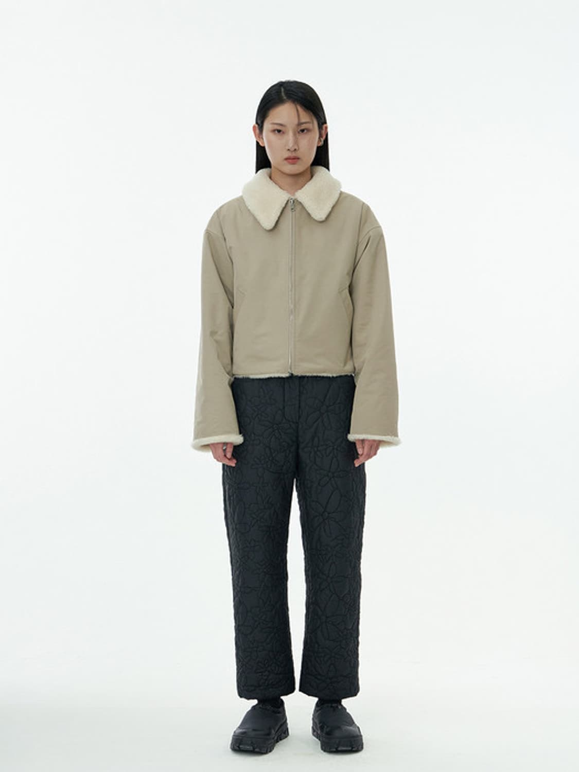 아모멘토 플라워 퀼티드 팬츠(새상품) 상품이미지1