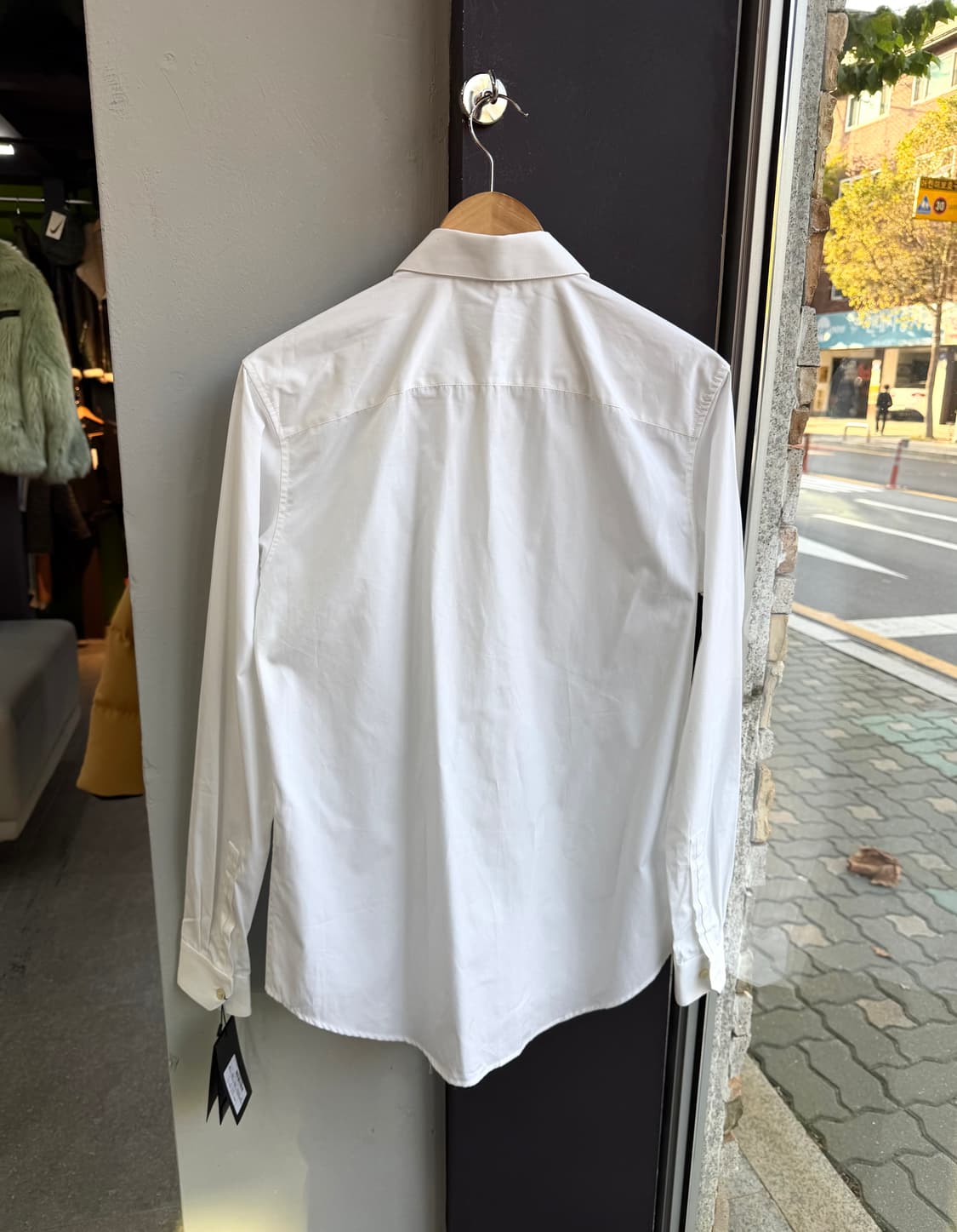 38/ 생로랑 코튼 포플린 화이트 셔츠 (새상품) 상품이미지8