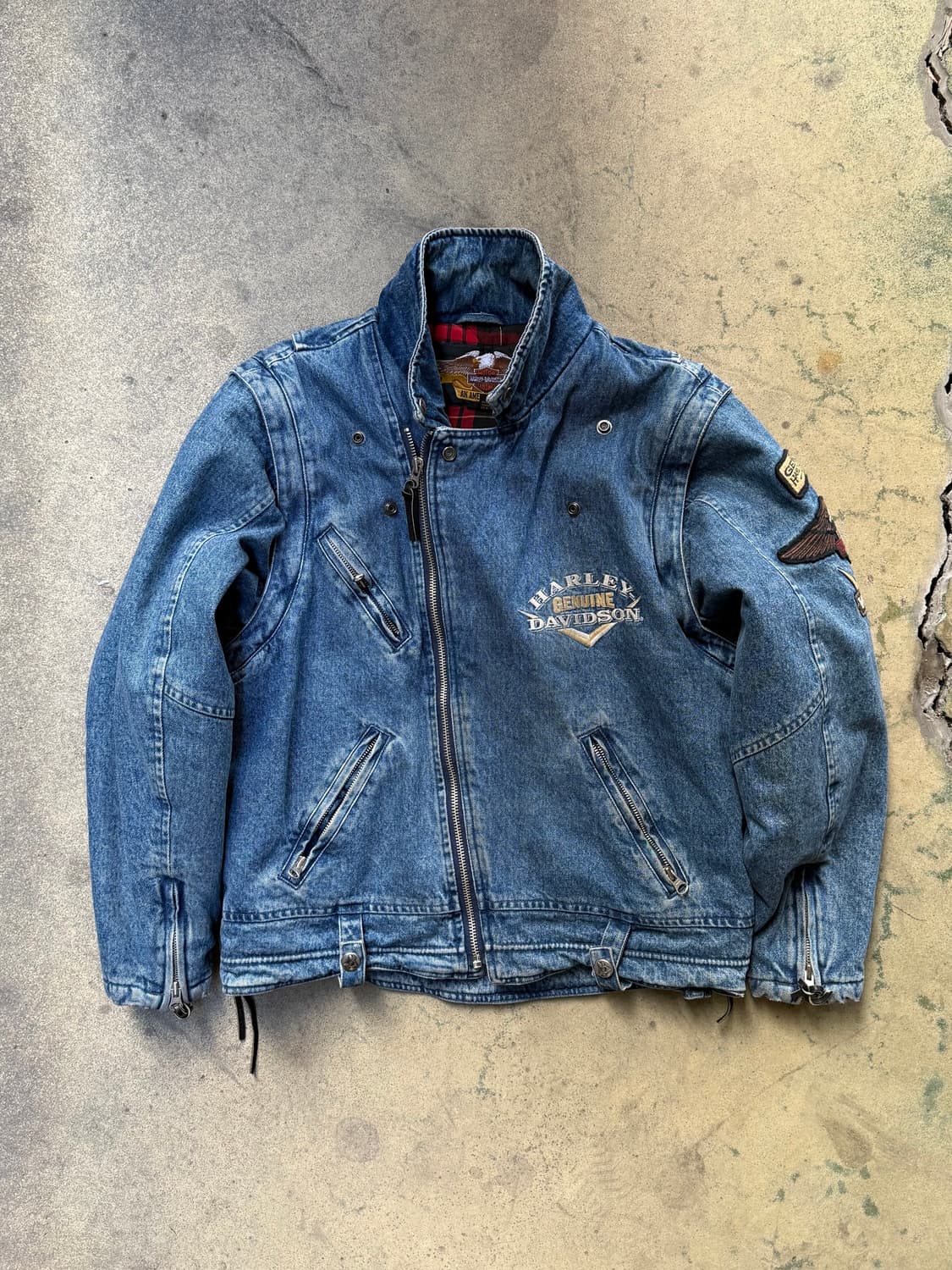 90s Harley Davidson Convertible Jacket 상품이미지1