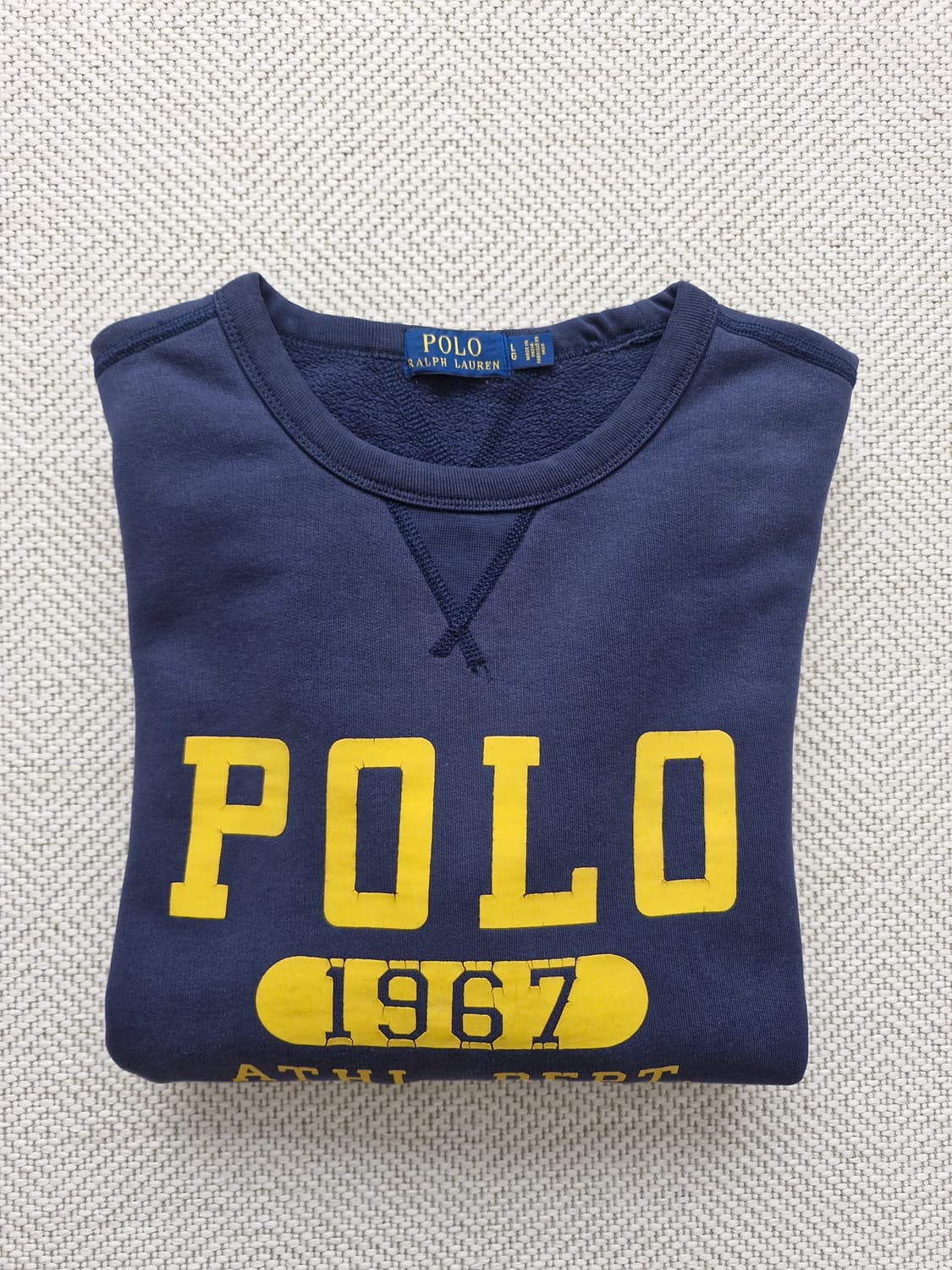 폴로 랄프로렌 크루넥 로고 스웻셔츠 맨투맨 L  상품이미지3