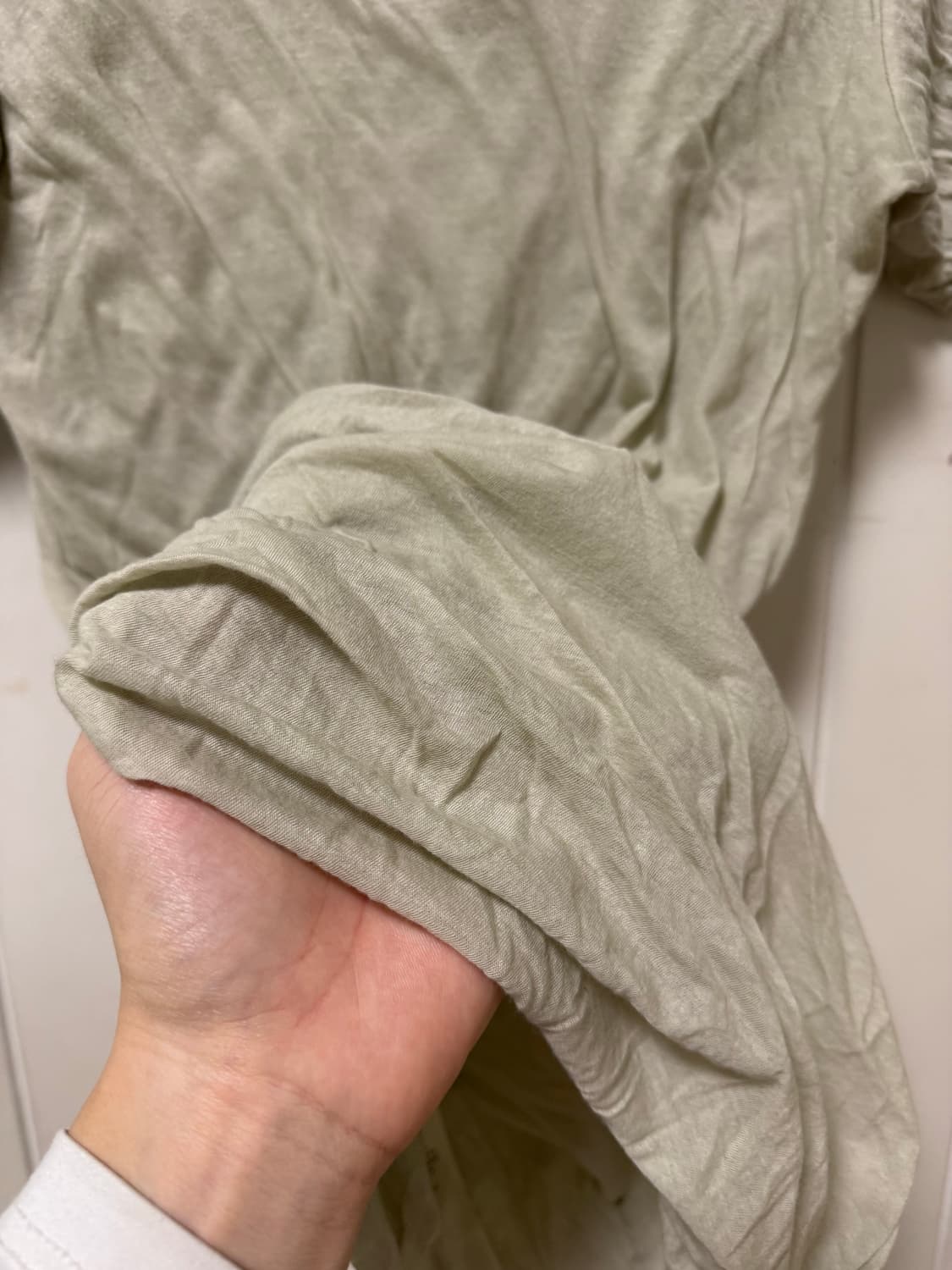 릭오웬스 더블 숏 슬리브 티셔츠 pearl s사이즈 상품이미지5