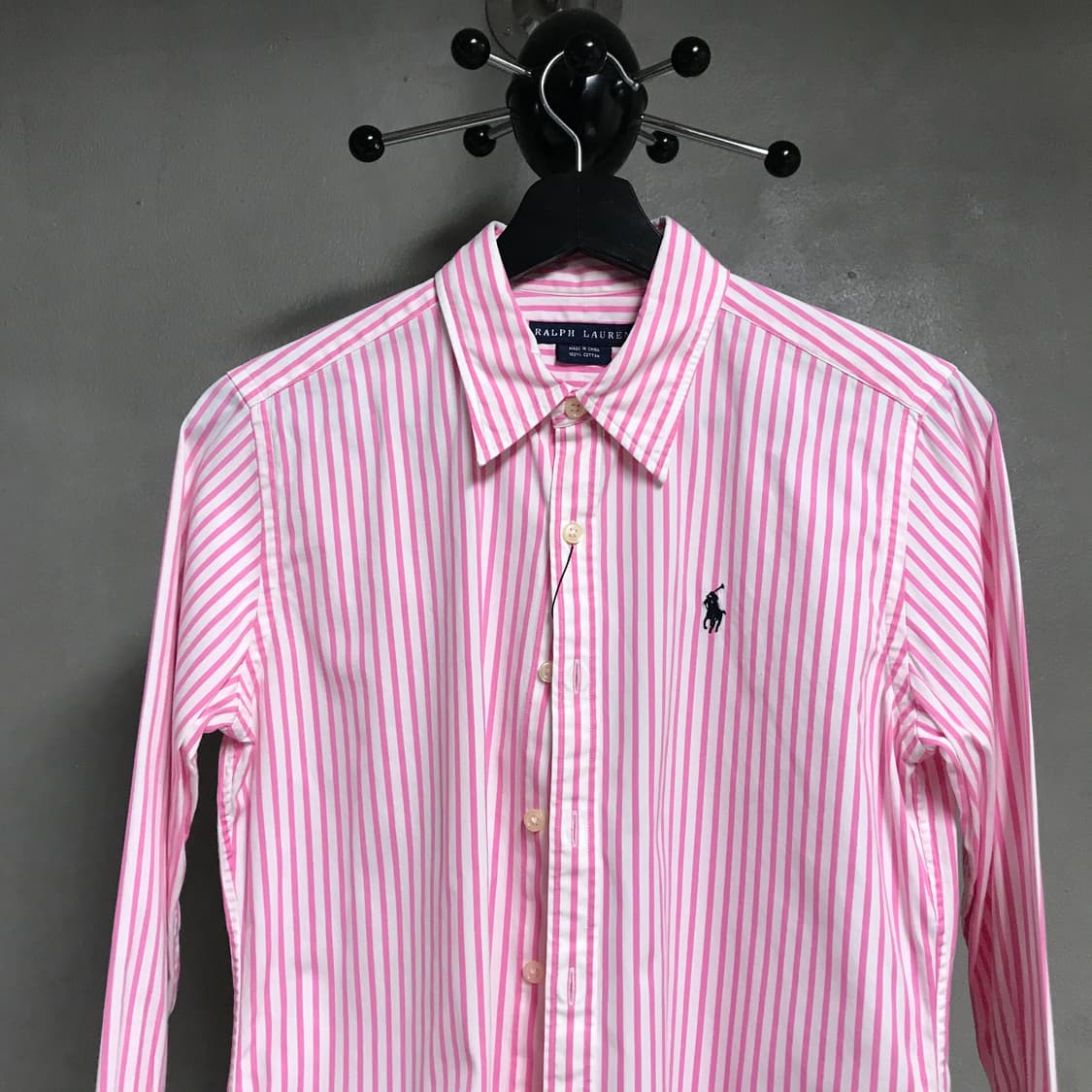 폴로 랄프로렌 스트라이프 셔츠 핑크 6(W) 상품이미지2