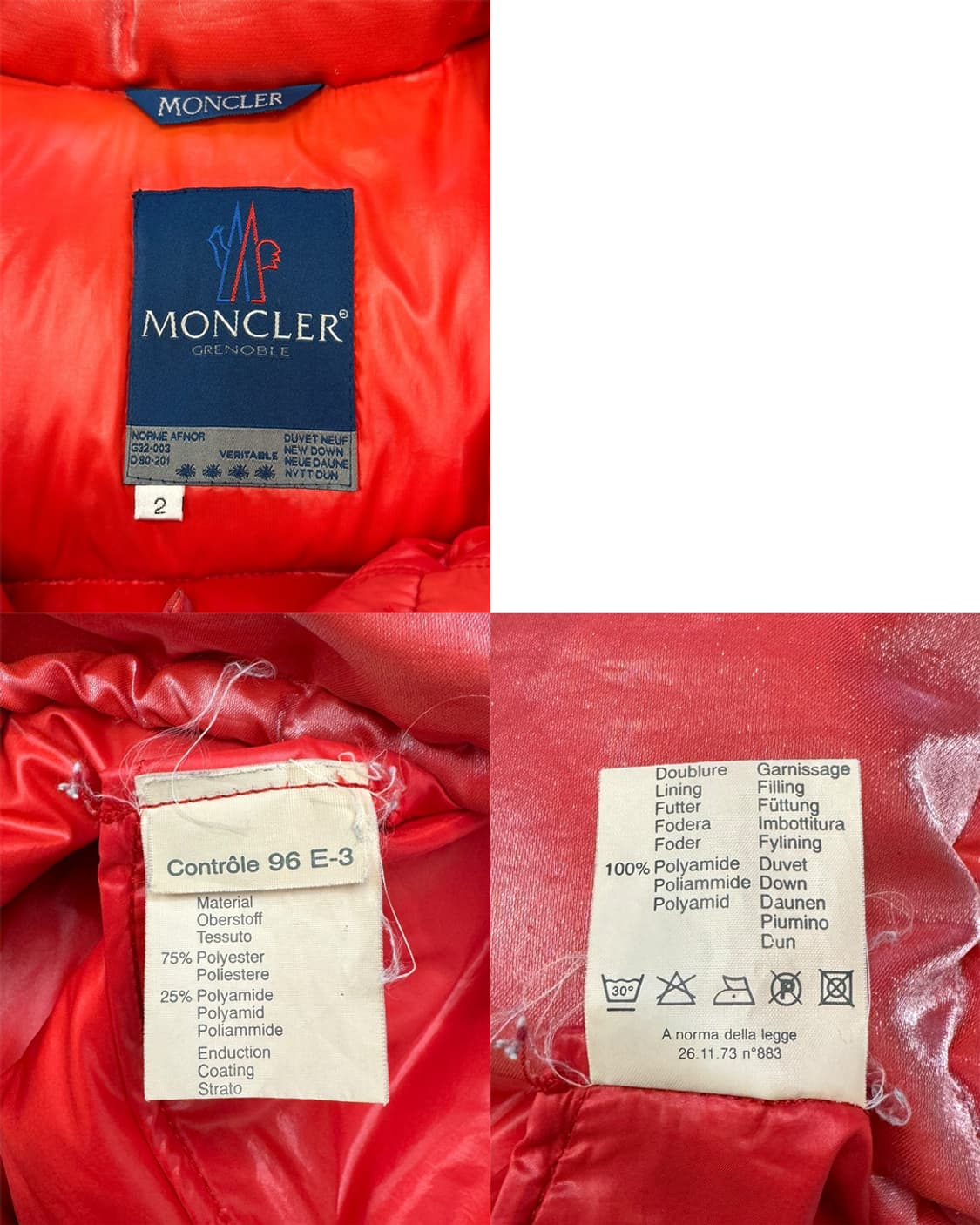 몽클레어 그레노블 체리 핑크 글리터 패디드 자켓 상품이미지10