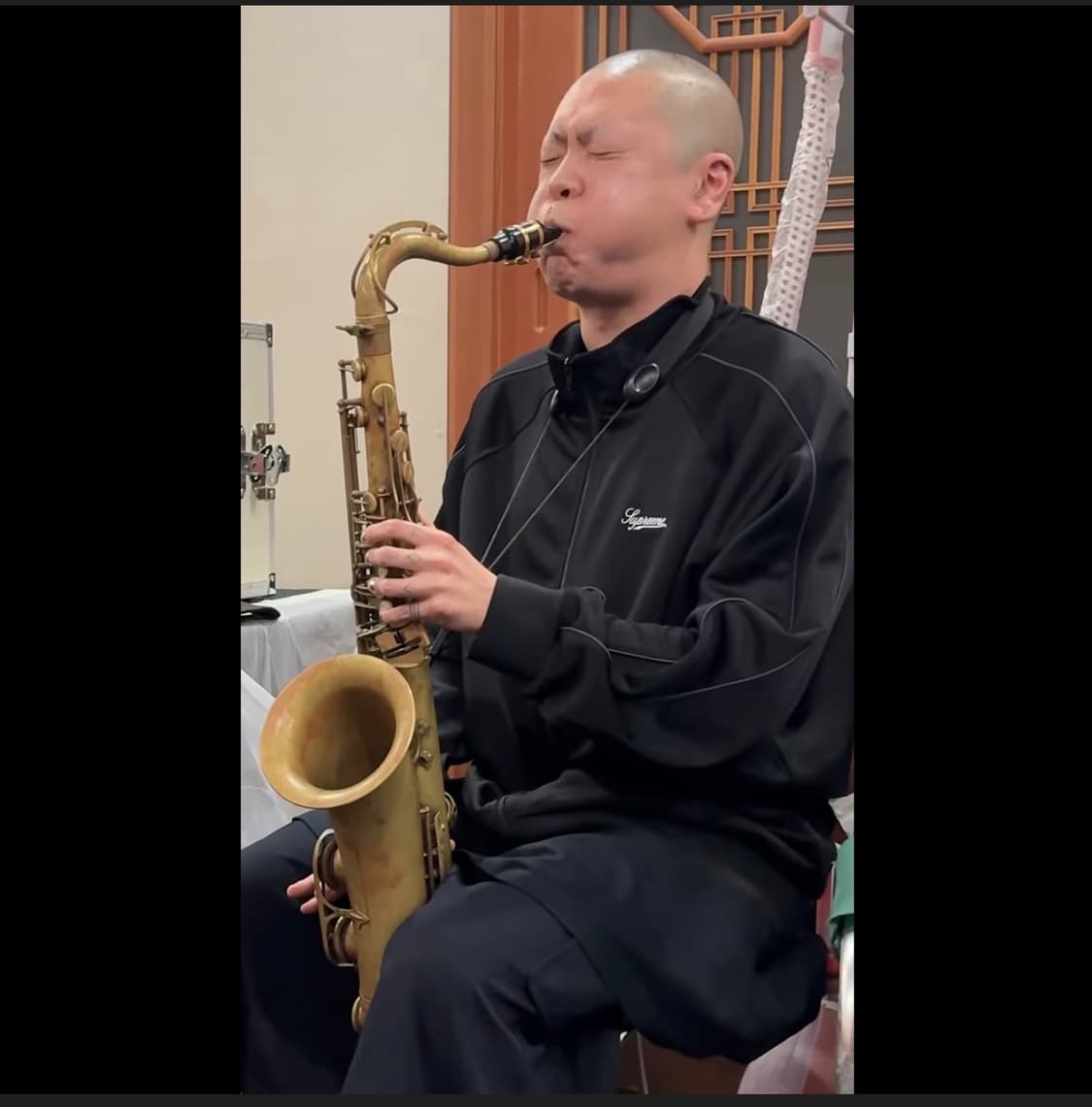 L) 슈프림 트리콧 트랙 자켓 혁오 상품이미지1