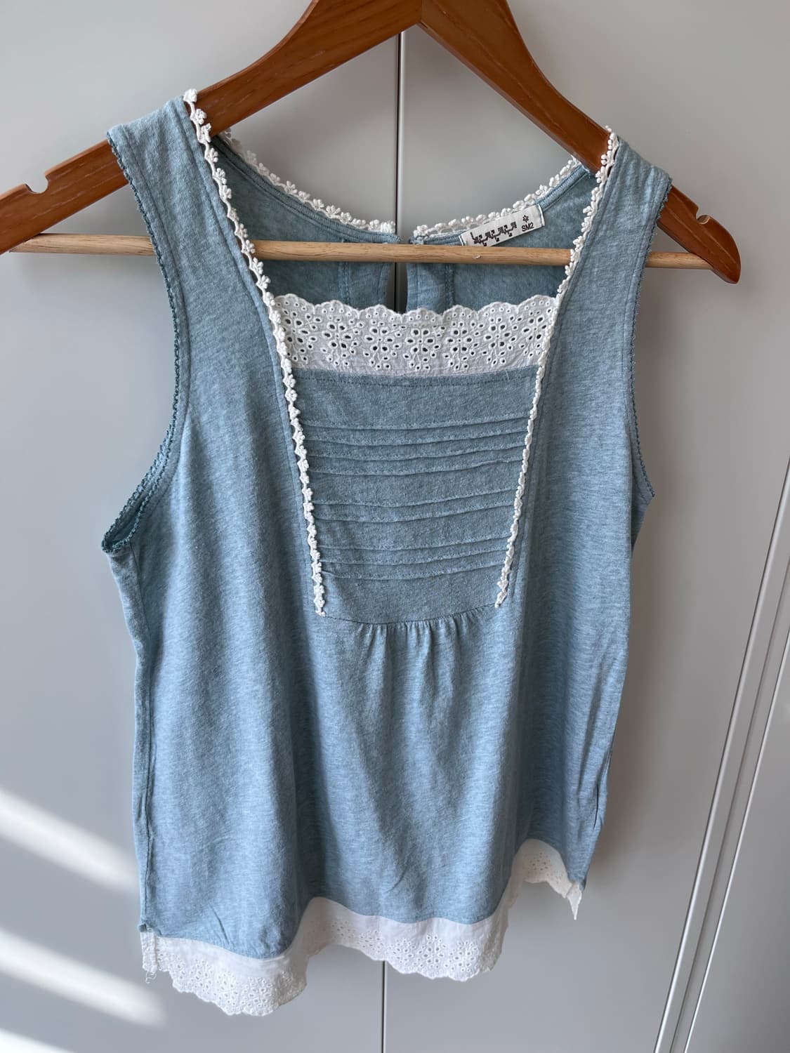 Sm2 사만사모스 레이스 하늘 슬리브리스 상품이미지7