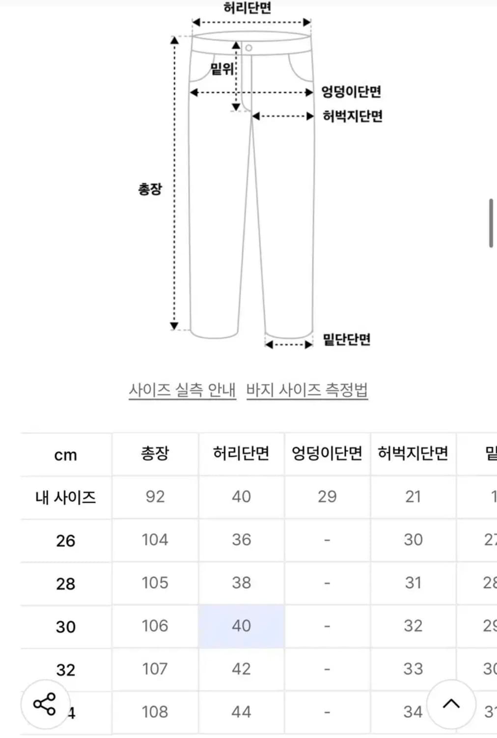 (새상품)브랜디드 1785 LIGHT GRAY JEANS 30 상품이미지2