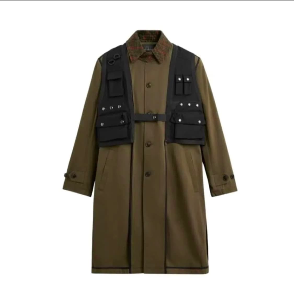 자라 앤더슨벨 탈부착 베스트 트렌치 코트 M 상품이미지1