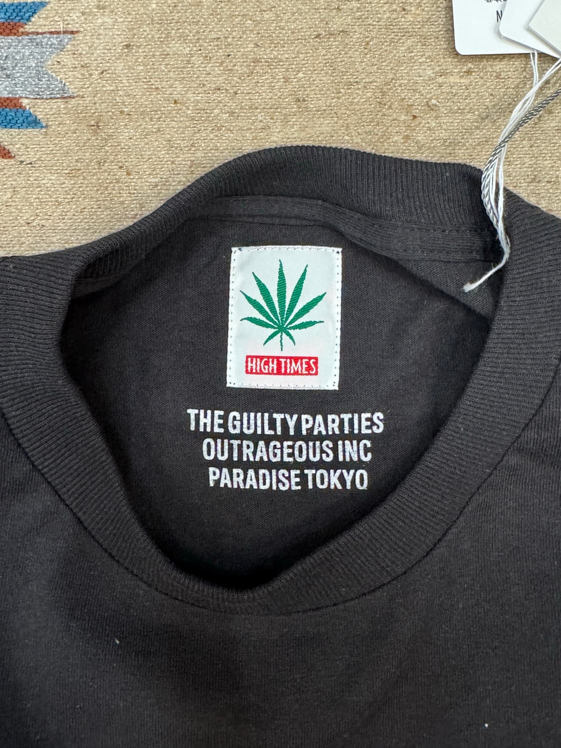 [XL] 와코마리아 x 하이타임즈 헤비웨잇 롱슬리브 블랙  상품이미지2