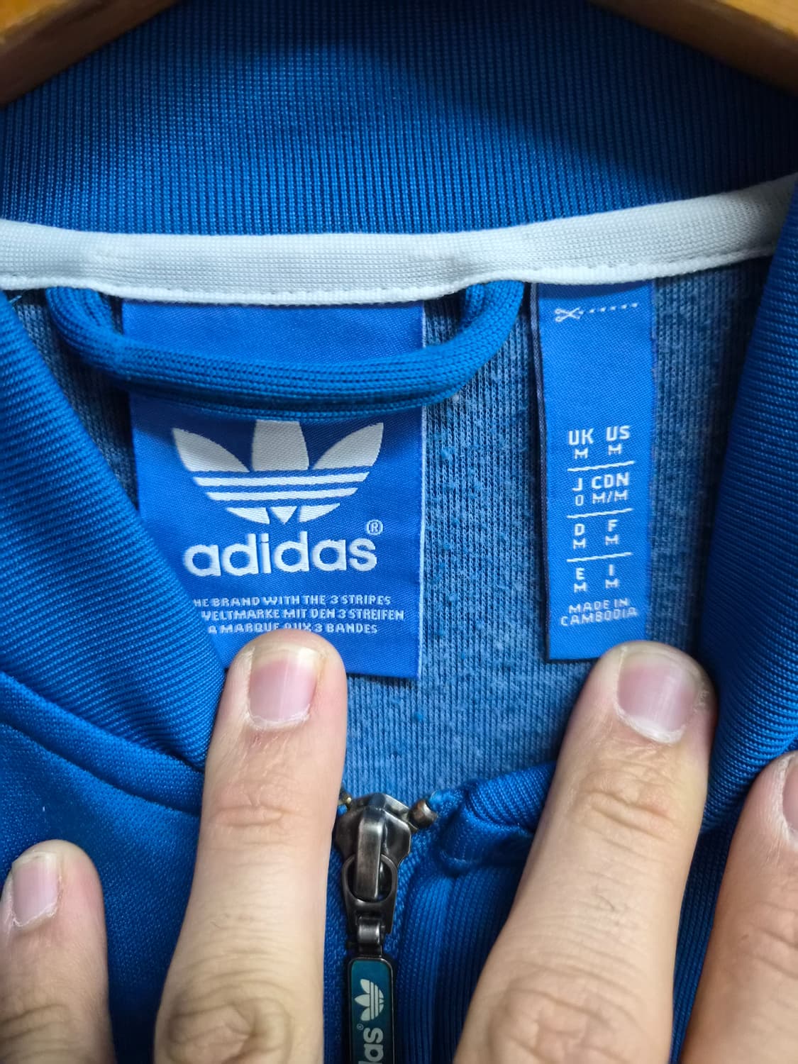 해외 M) 아디다스 15/16 첼시FC 슈퍼스타 트랙탑 져지 팝니다 상품이미지4