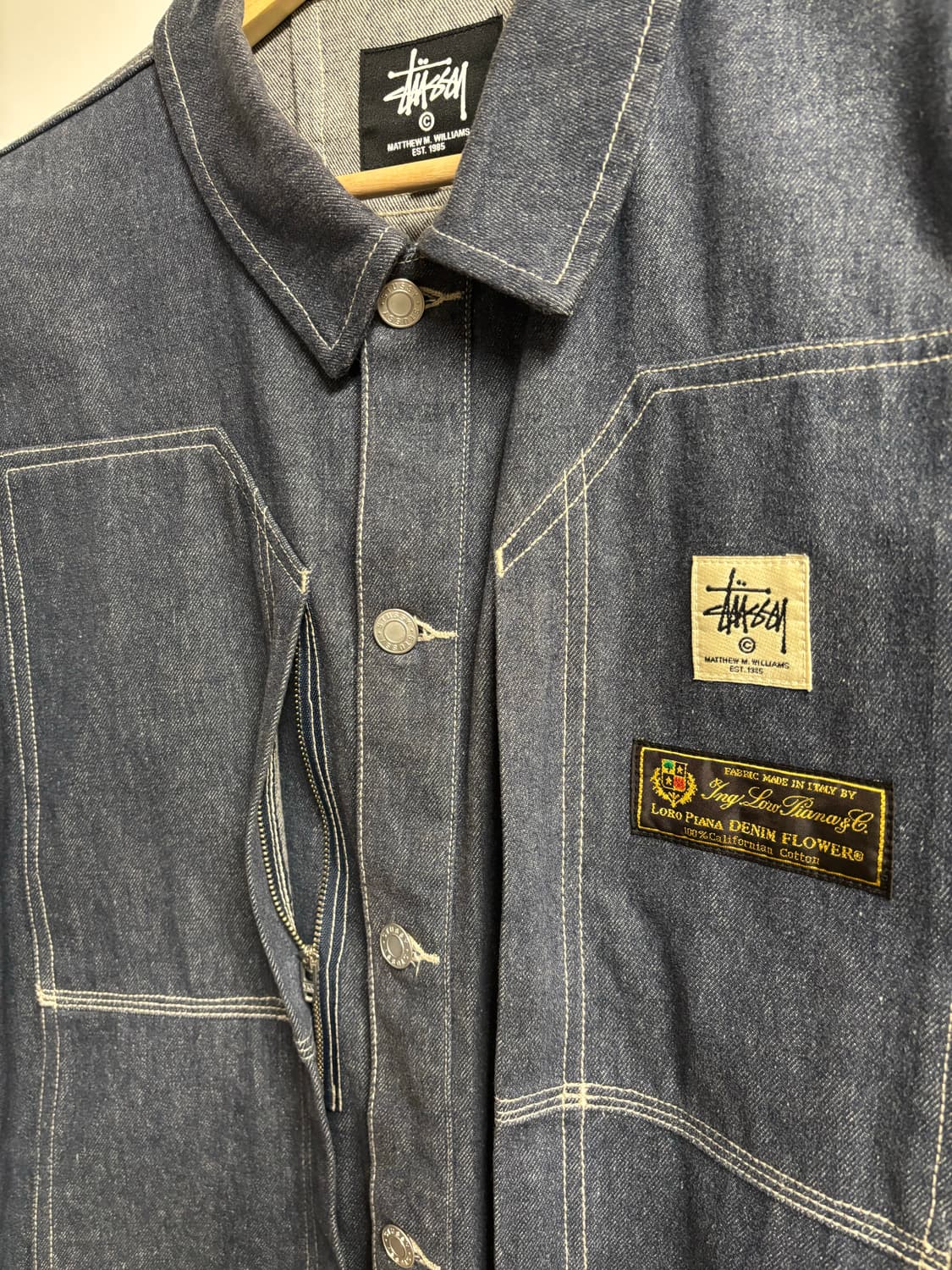 [L] 스투시 X 1017 Alyx 9SM 데님 자켓 상품이미지4