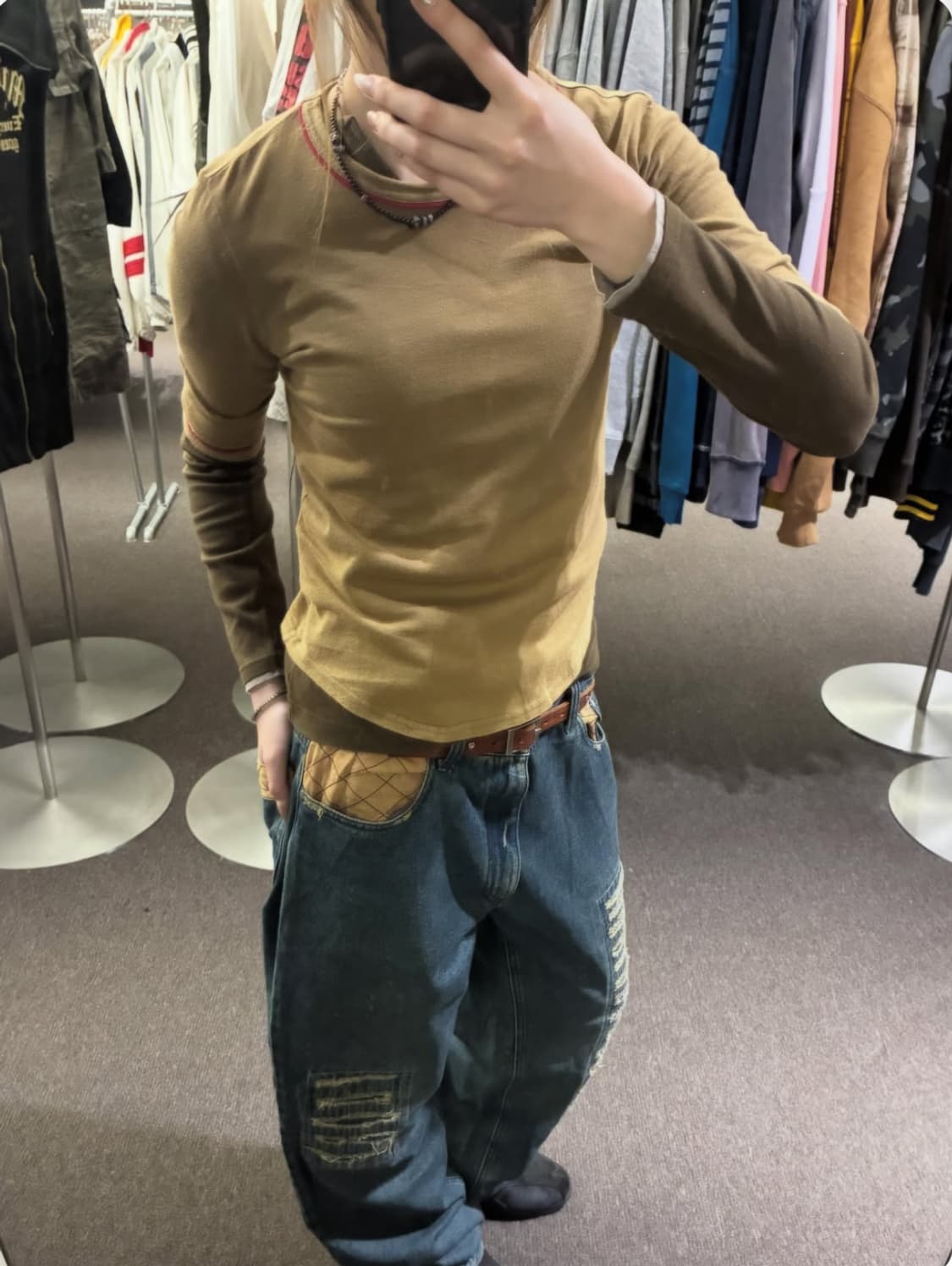 Brownish Denim Vibe 📜🥏 상품이미지4