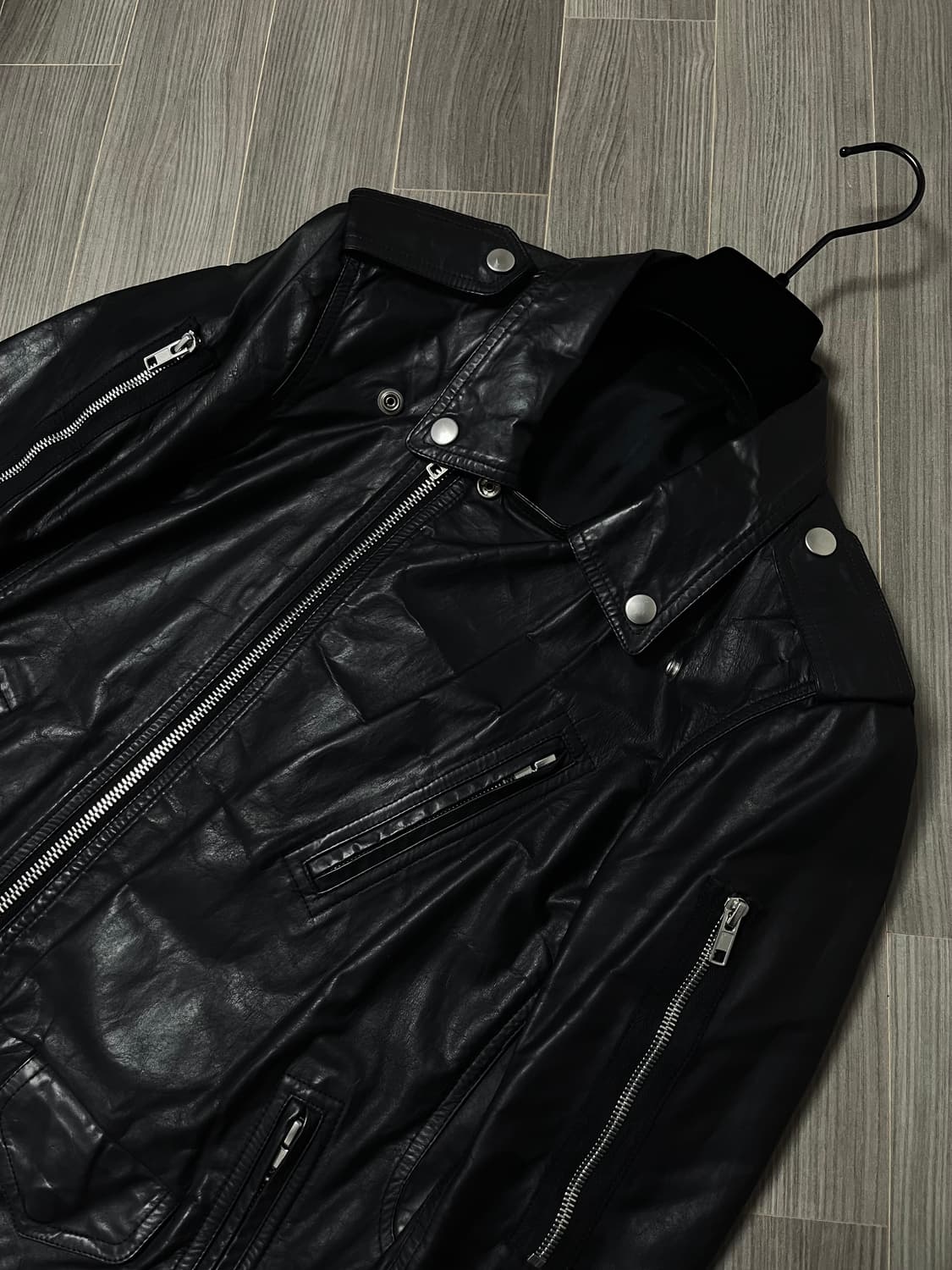 릭오웬스 / 멀티 지퍼 스투지 레더 자켓 / 48 상품이미지5