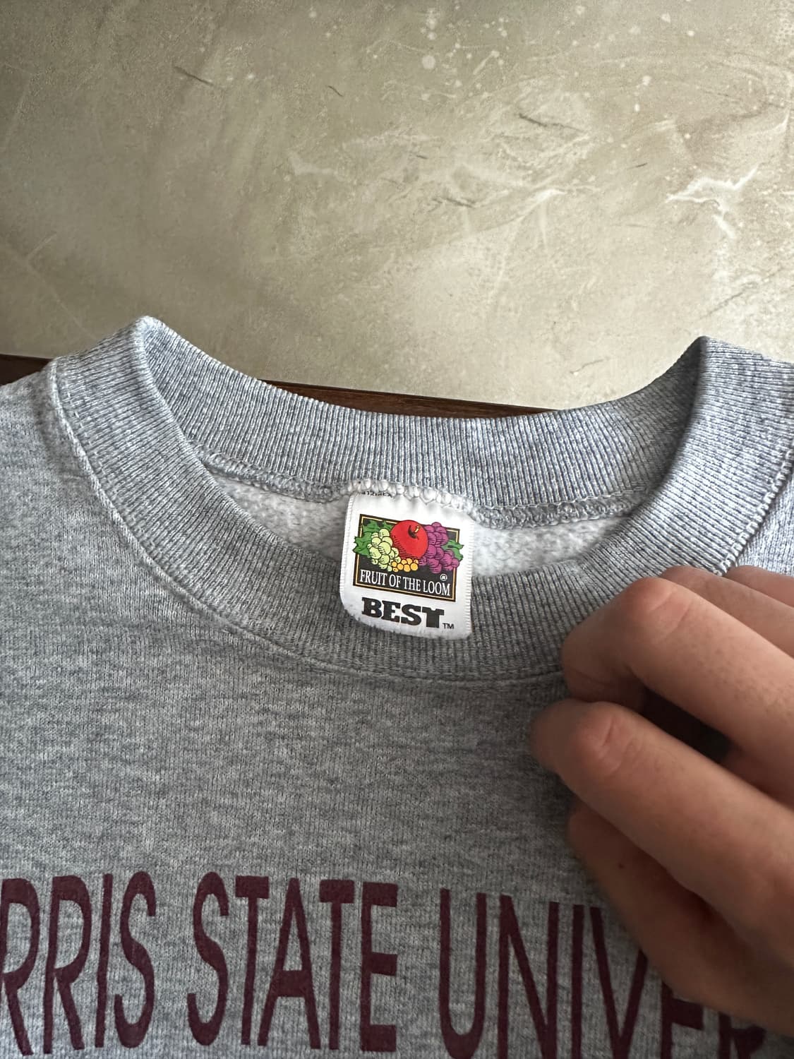 90s Fruit of the Loom 크루넥 스웻셔츠 상품이미지7