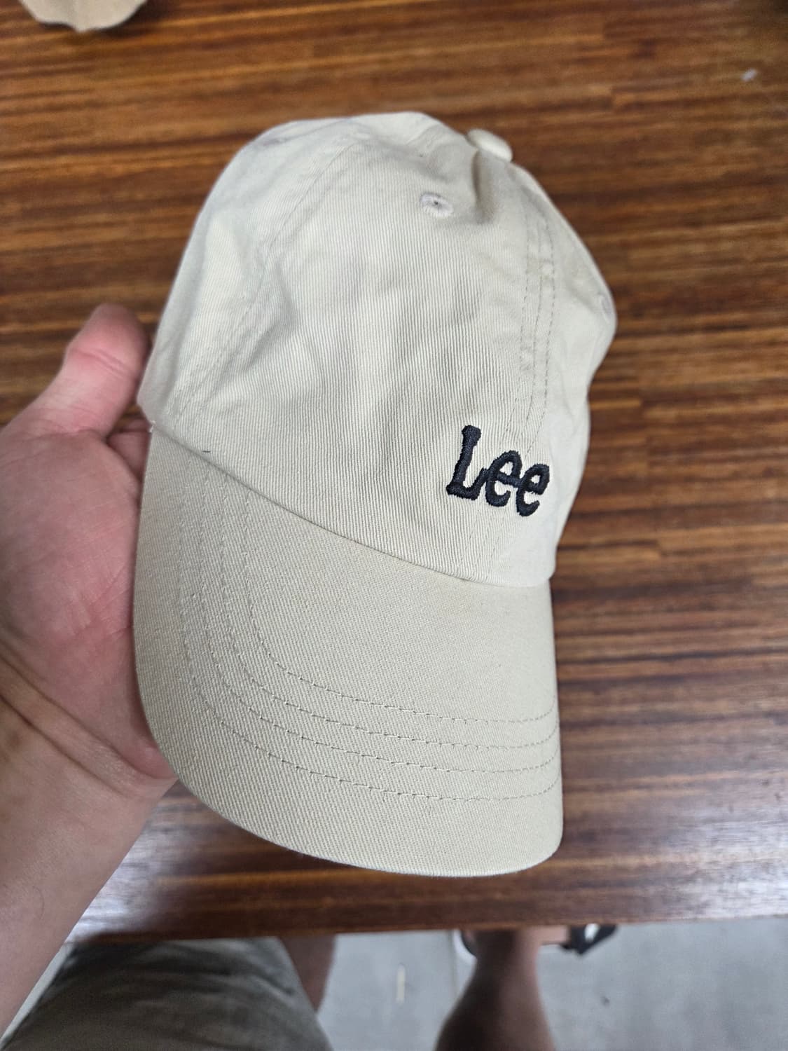 Lee 스몰 트위치로고 모자 프리 베이지 상품이미지6