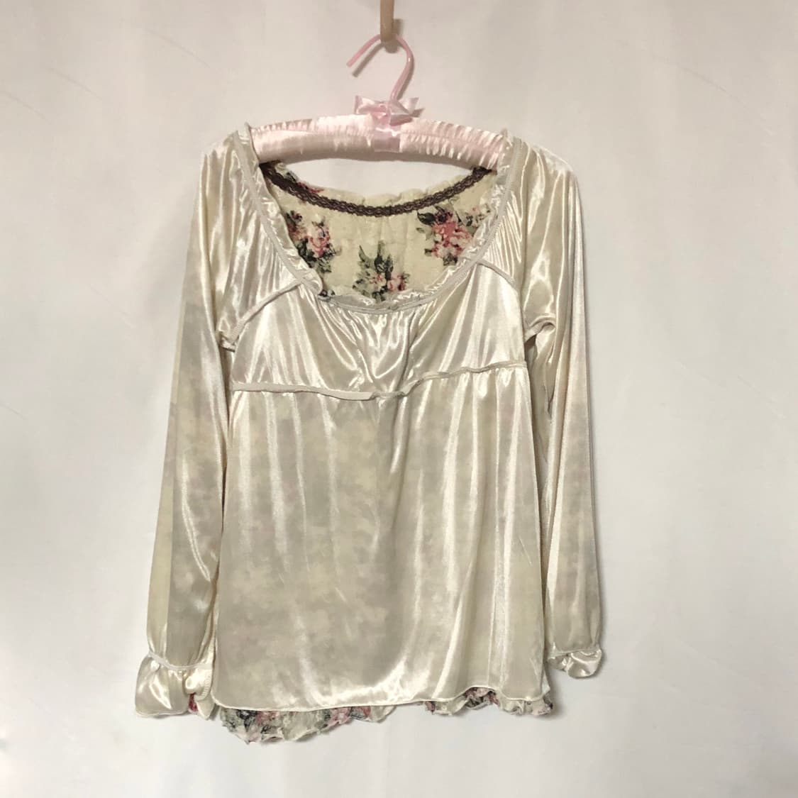 꽃무늬 레이스 블라우스  플로랄 상품이미지9