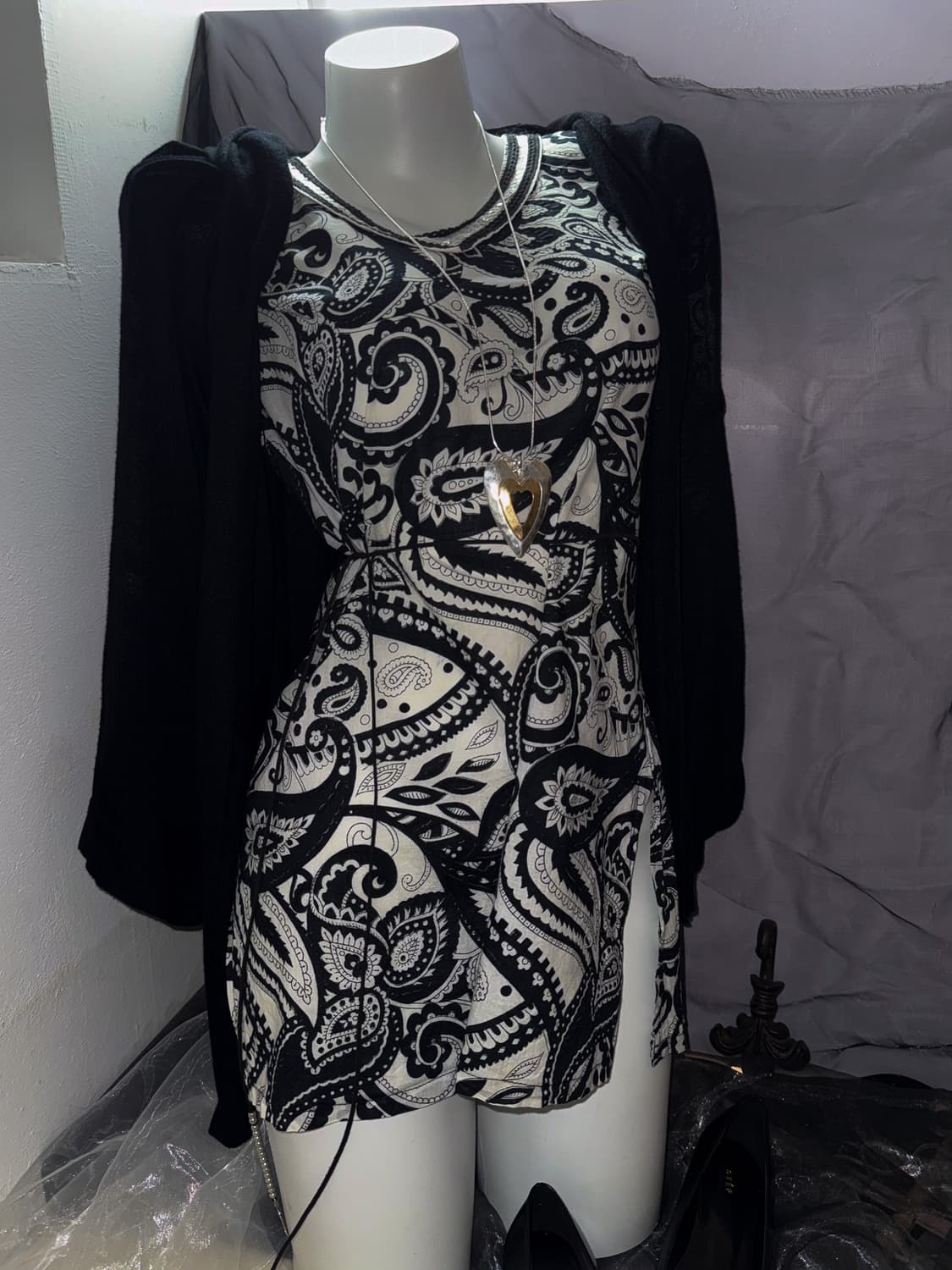 Floral Paisley Sequin Blouse 0164 상품이미지1