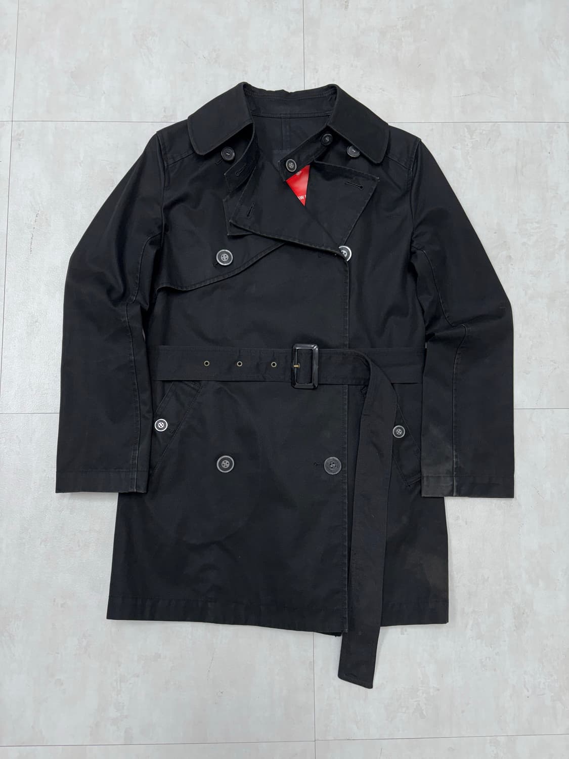 히스테릭 블랙 트렌치 코트#93 상품이미지1