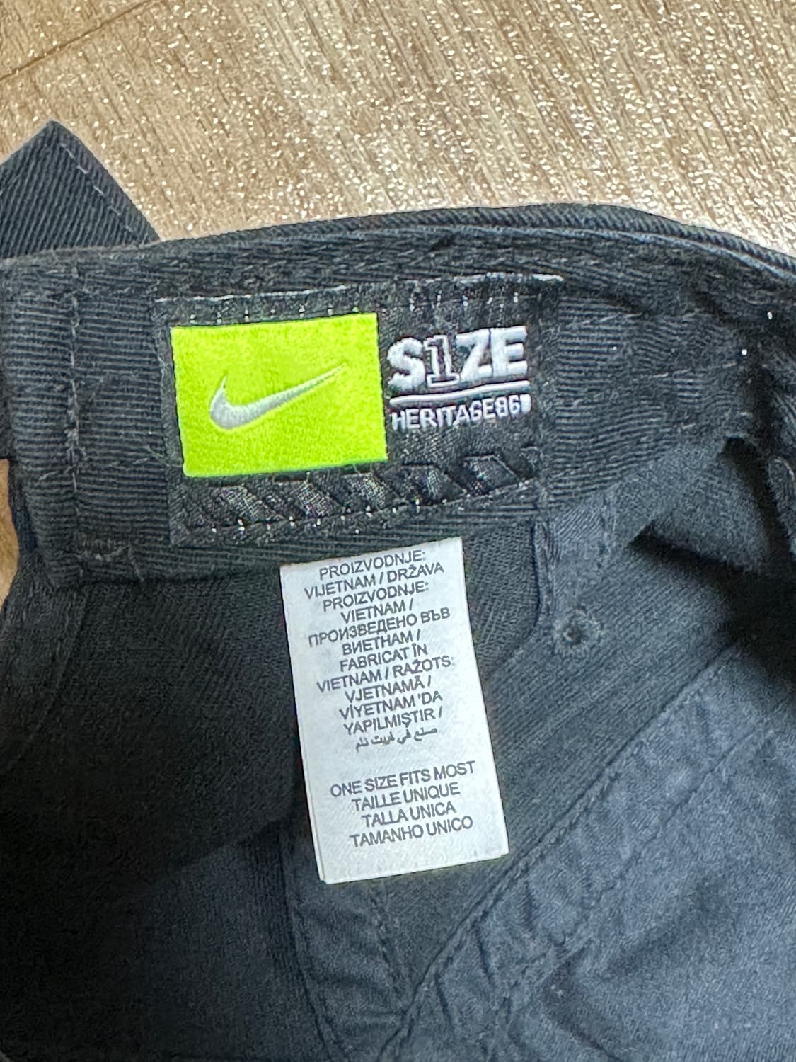 나이키 에센셜 헤리티지 86 스우시 볼캡 블랙 상품이미지3