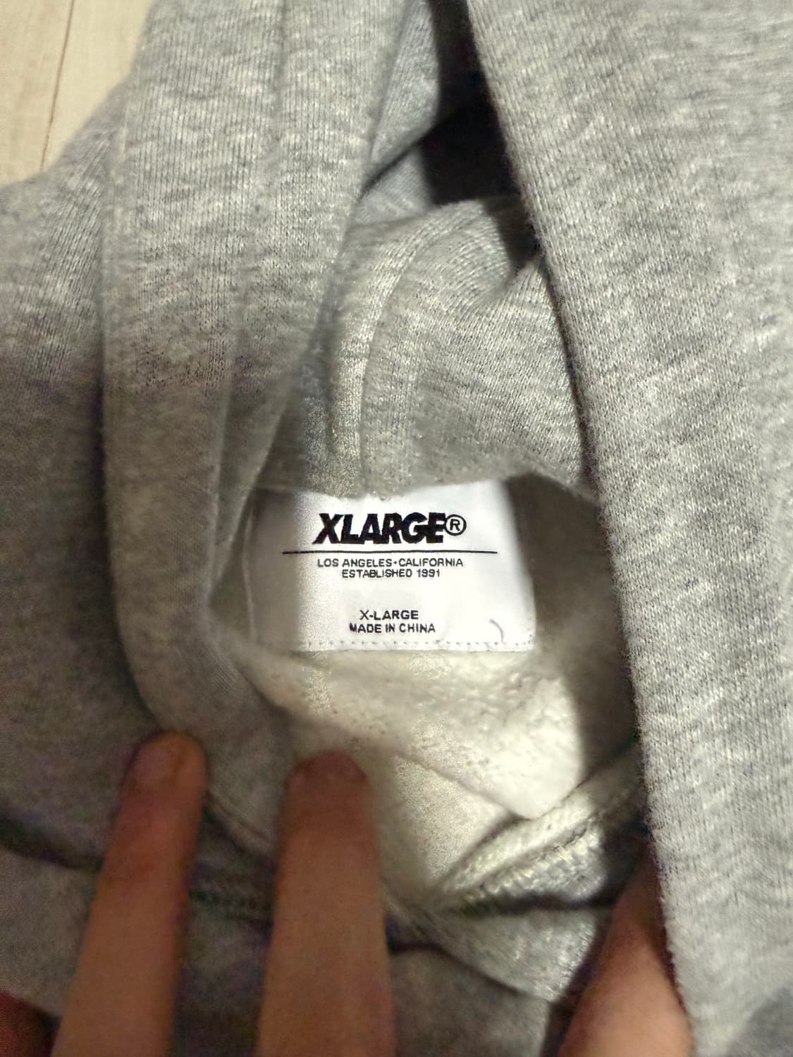 [XL] 엑스라지 후드티 그레이 상품이미지3