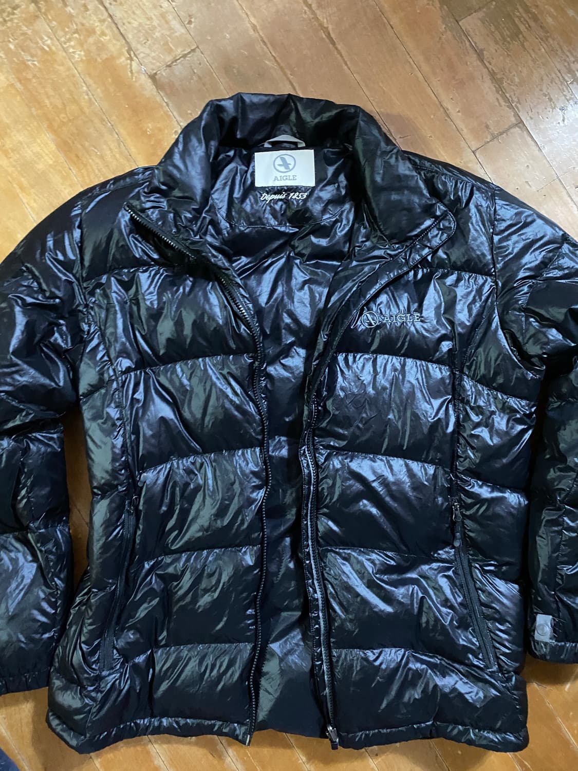 AIGLE 디테처블 다운 패딩 자켓 블랙 2xl (105) 상품이미지7