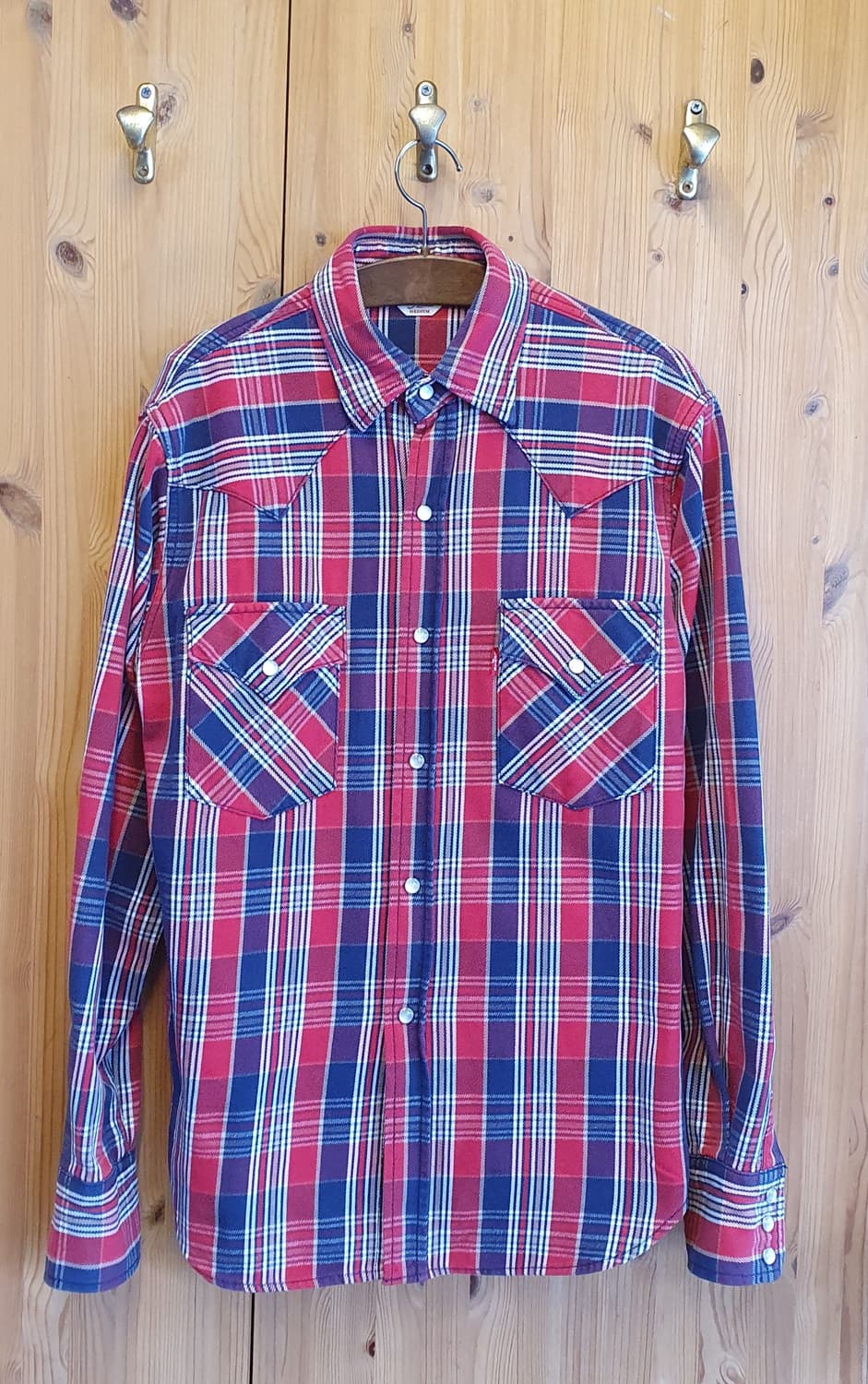 95.리바이스 융 체크남방  상품이미지2