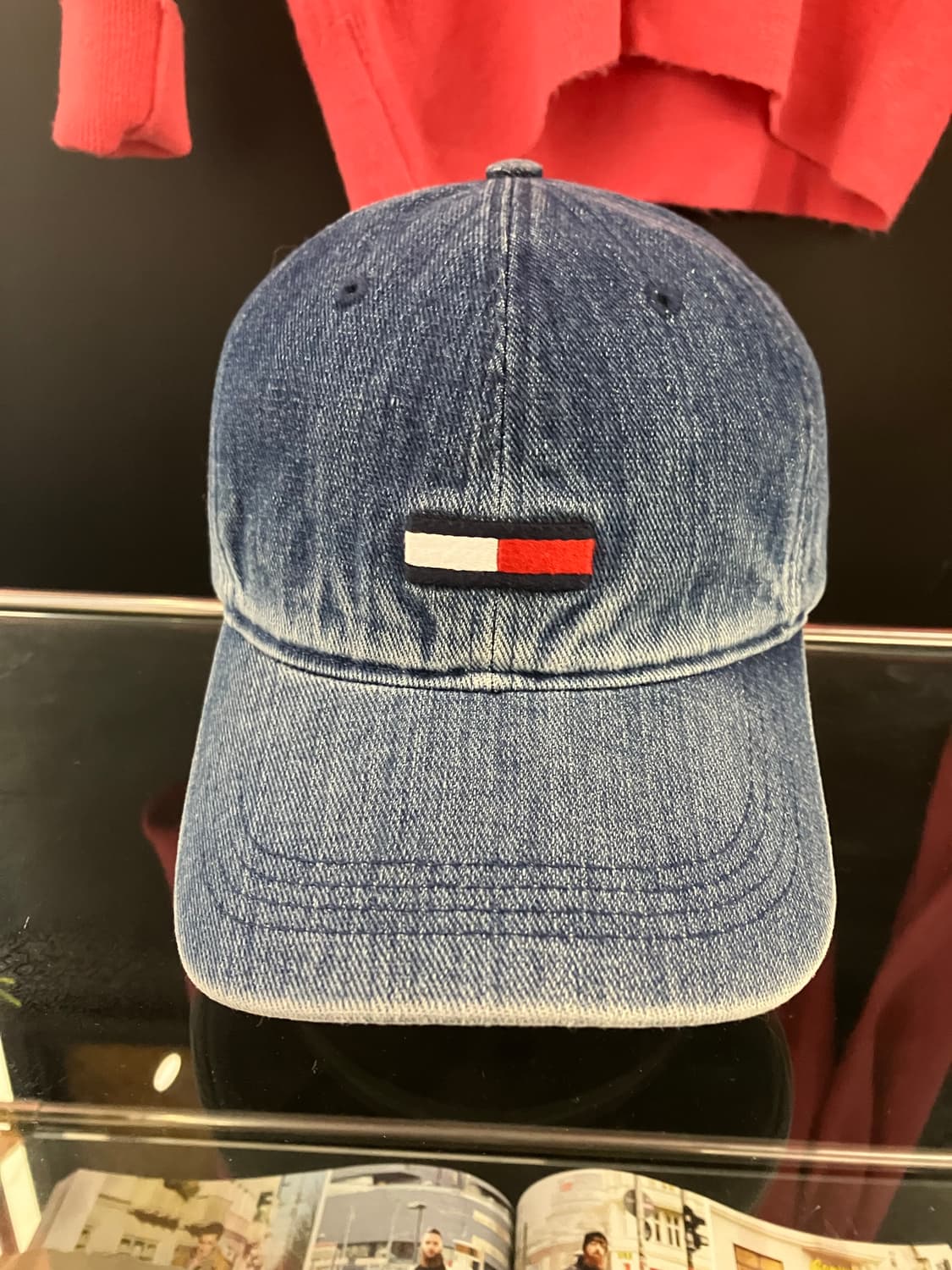 타미힐피거 데님 볼캡 모자 상품이미지2