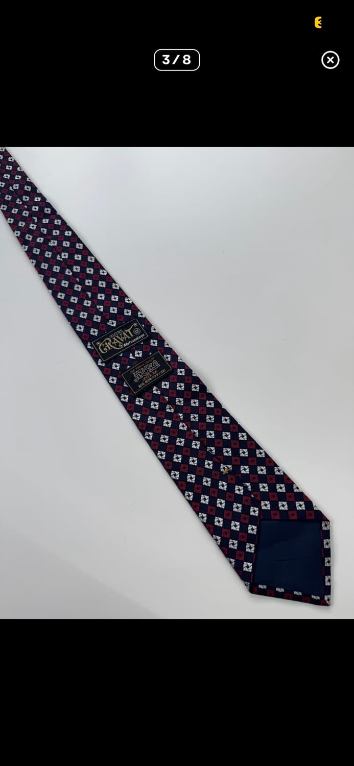 빈티지 실크 넥타이 상품이미지3