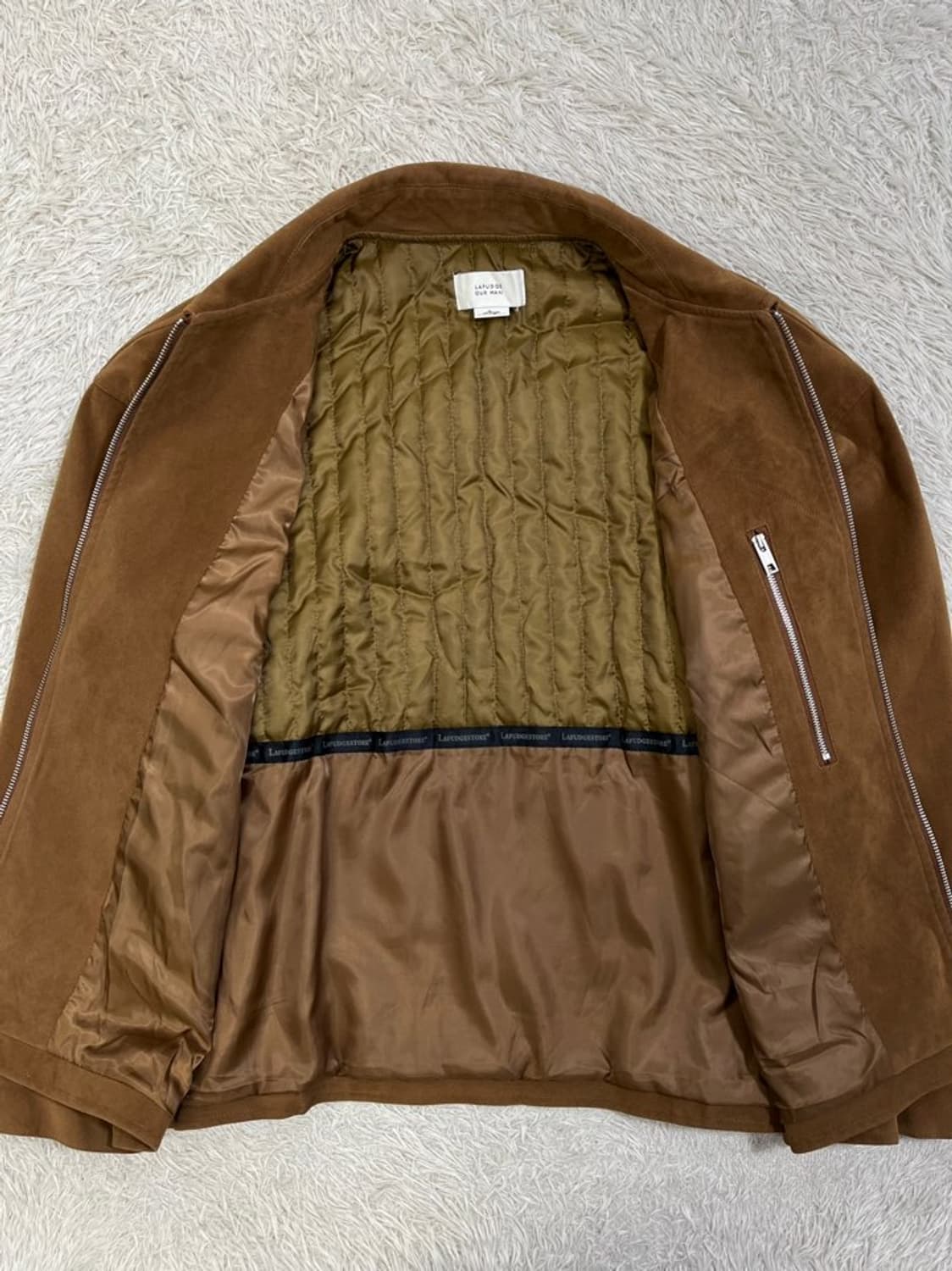 라퍼지스토어 스웨이드 집업 자켓/#2806 상품이미지4