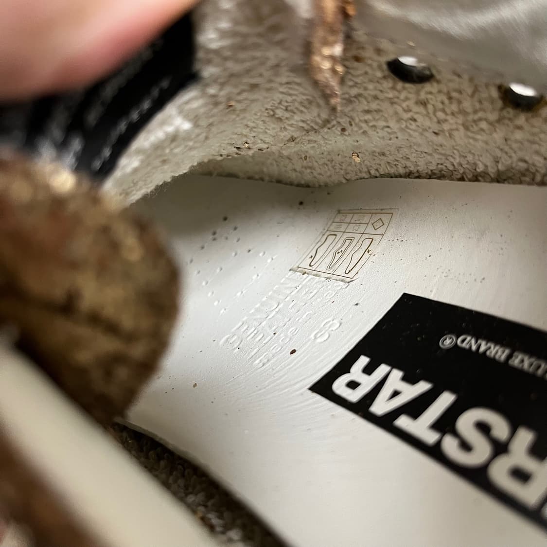 정품 38) 골든구스 글리터 빅플레그 스니커즈 240~245 상품이미지5