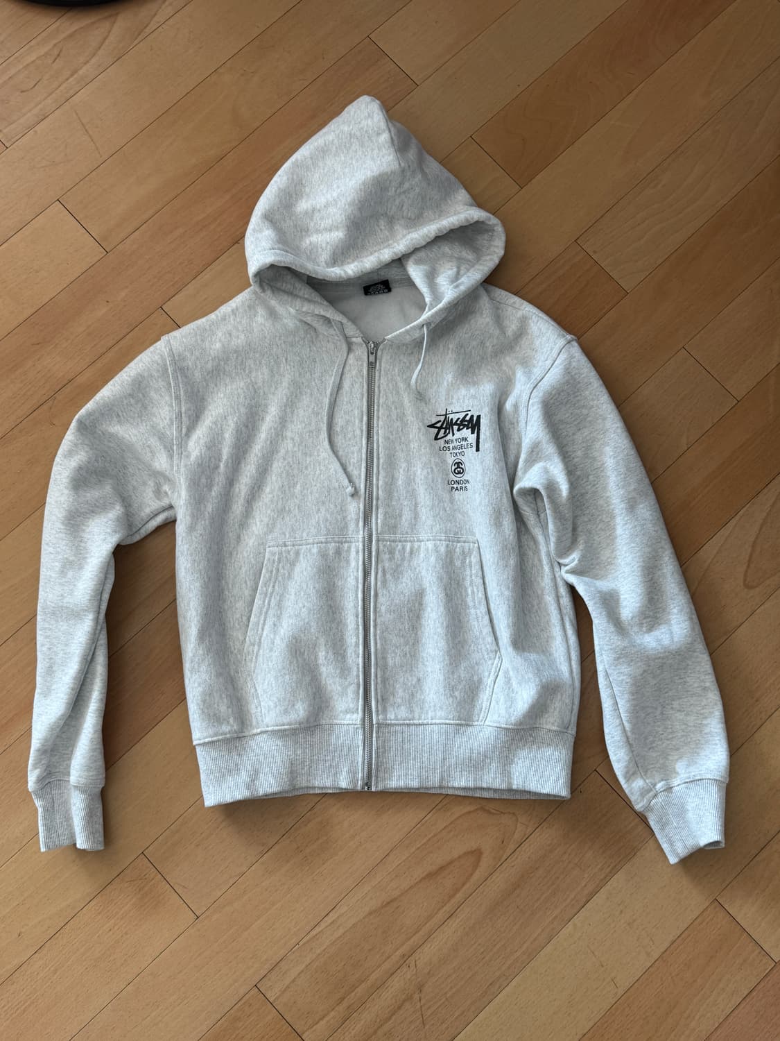 스투시 stussy 월드 투어 후드집업 상품이미지3